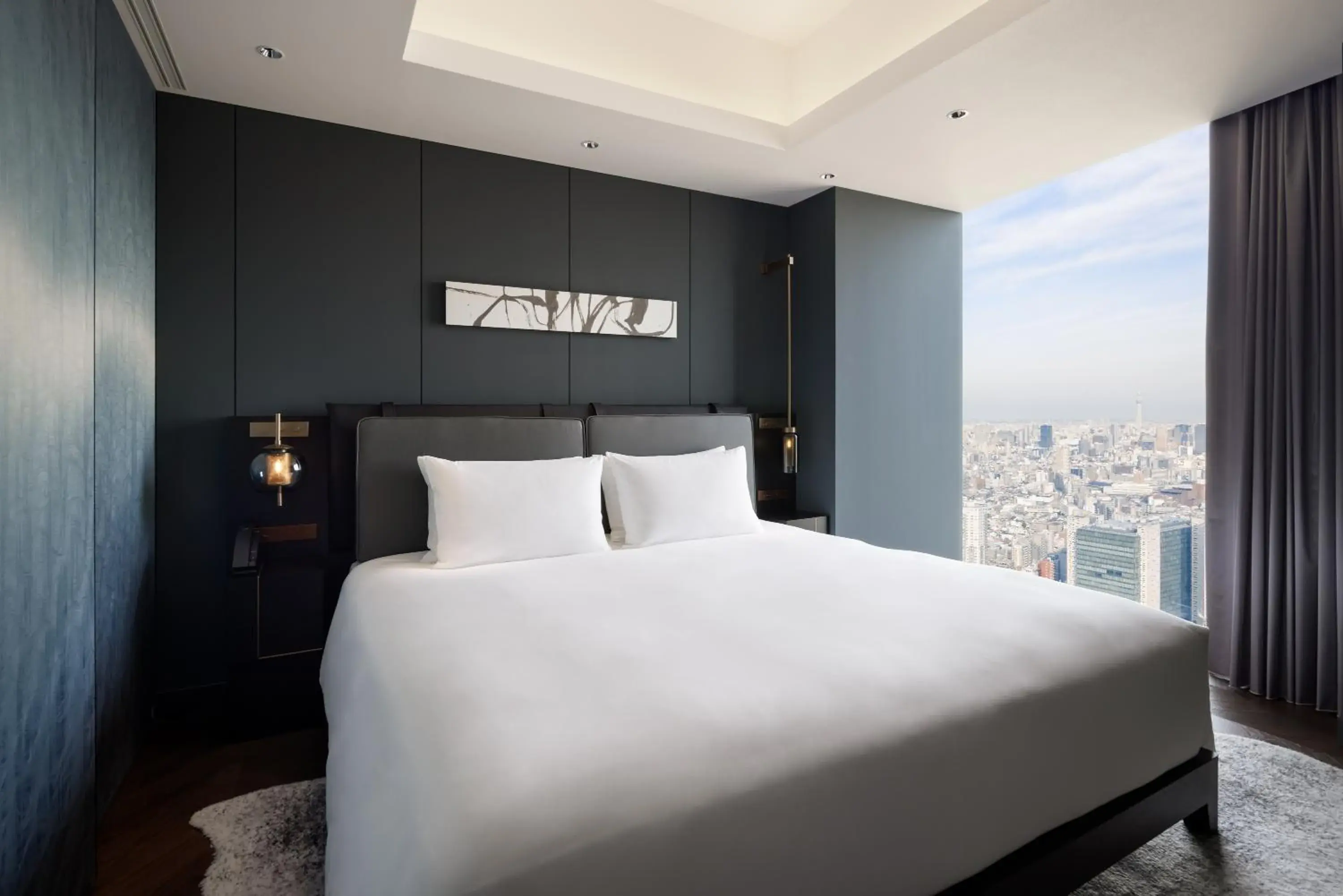 Bedroom, Bed in BELLUSTAR TOKYO, A Pan Pacific Hotel