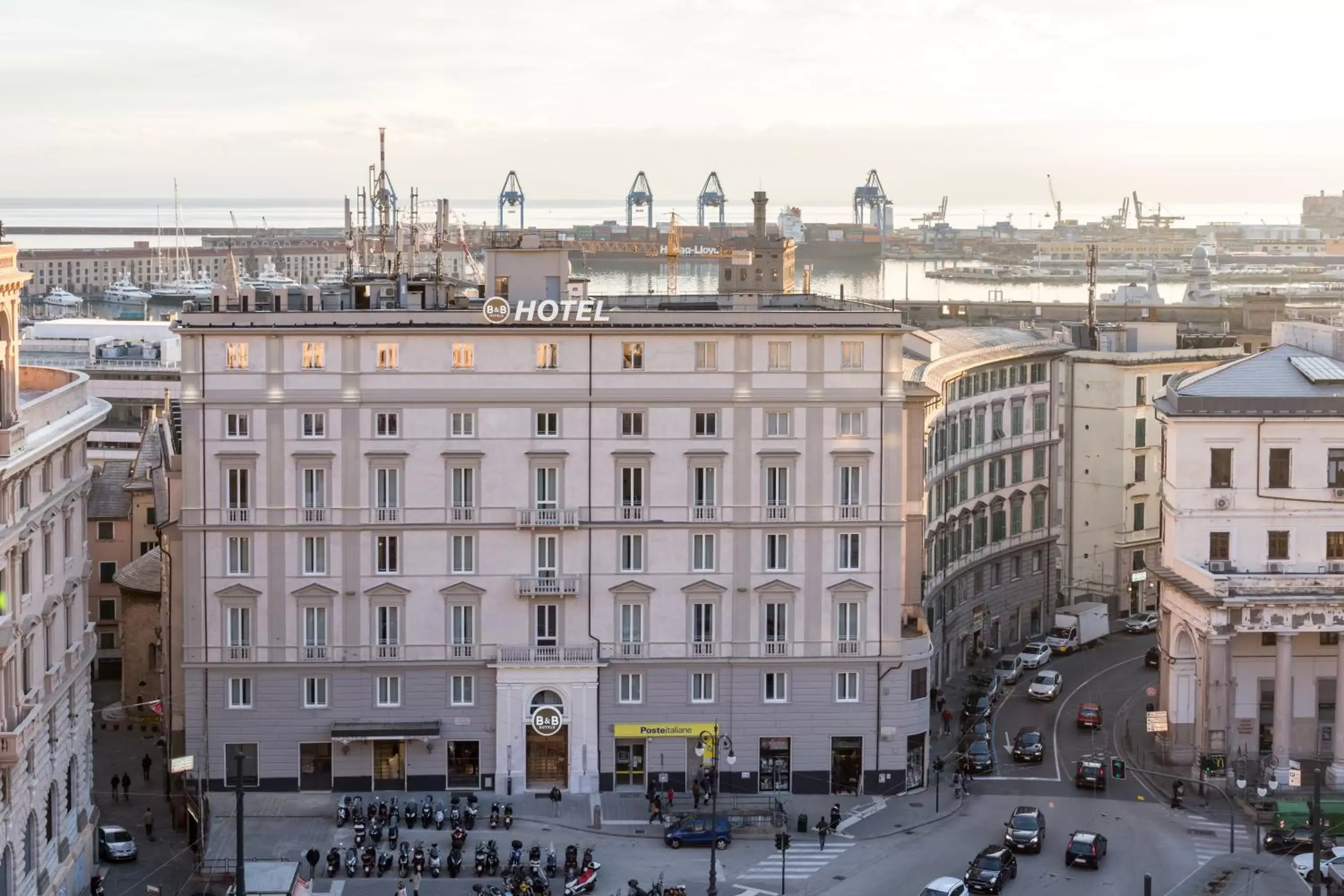 Property building in B&B Hotel Genova