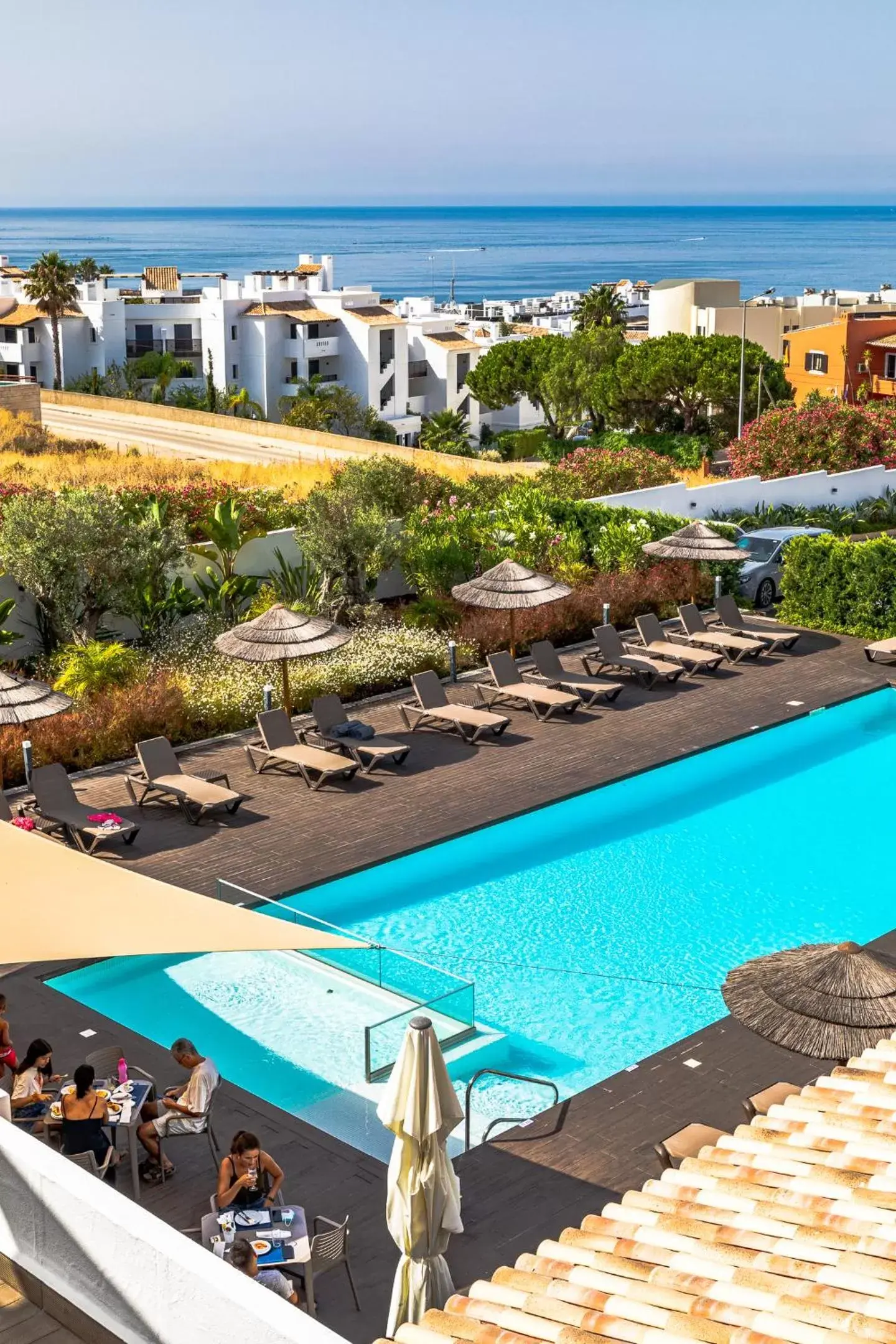 Balcony/Terrace, Pool View in Lagos Atlantic Hotel