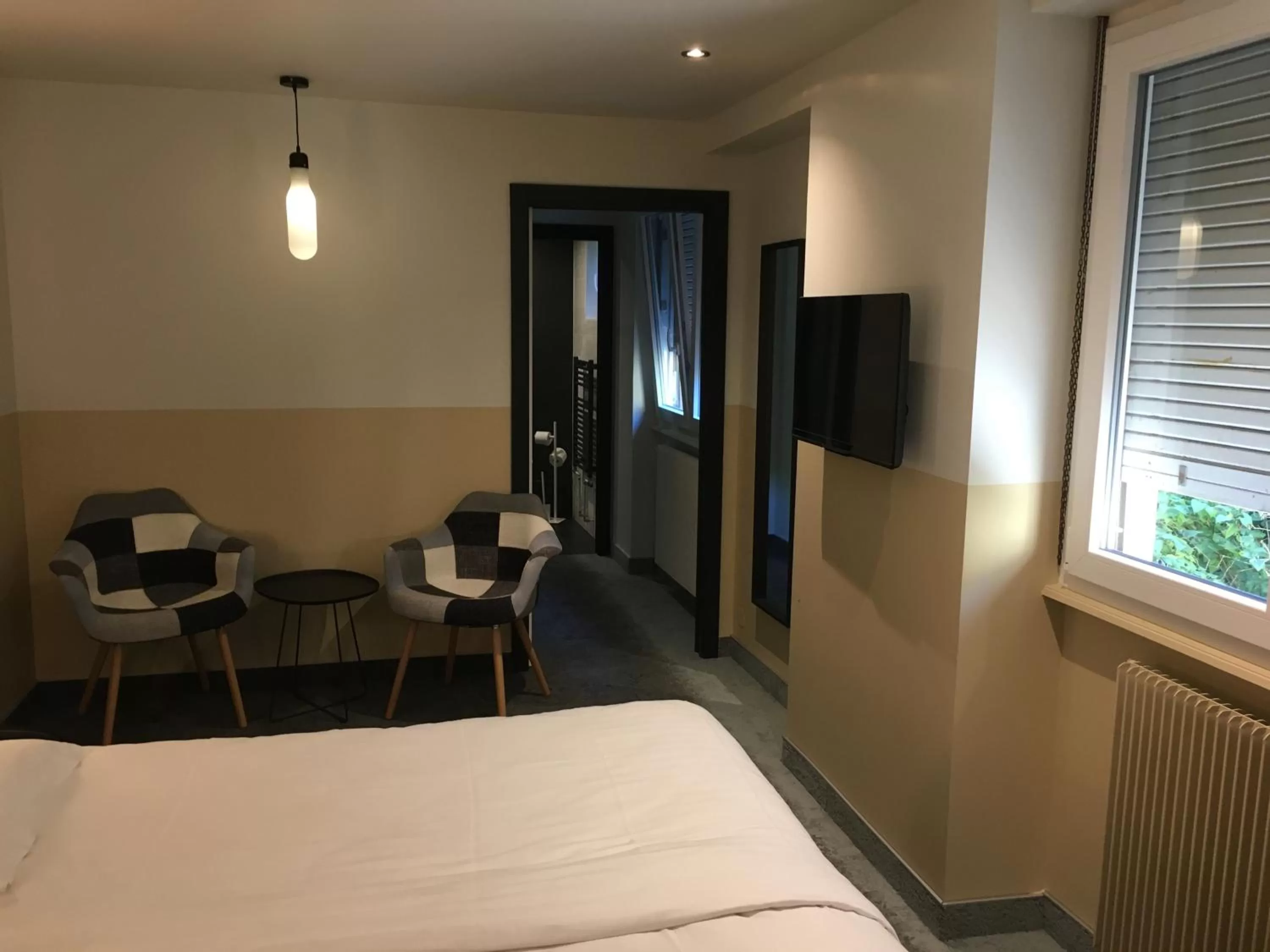 Bed in Hotel Restaurant au Floridor