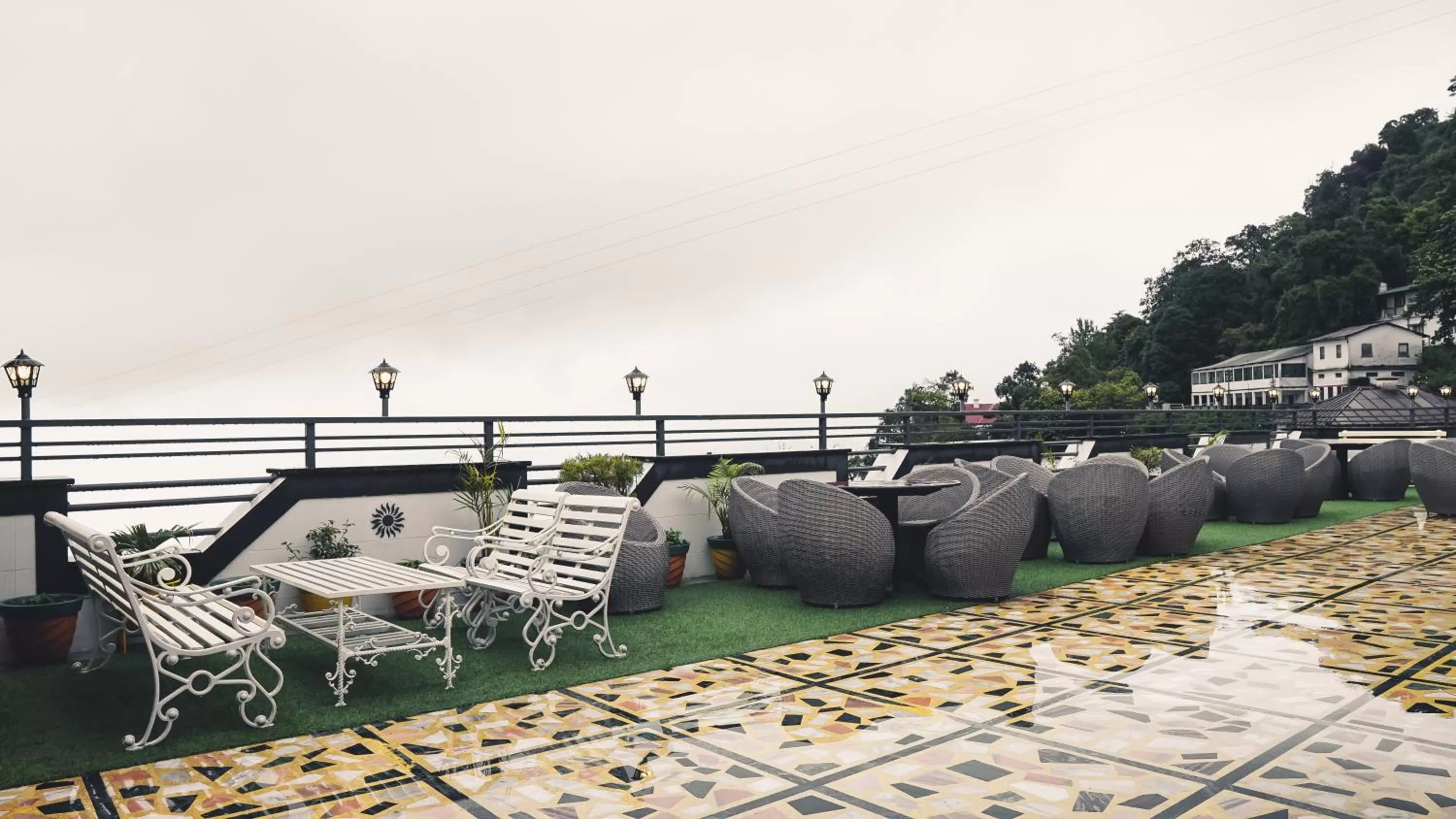 Balcony/Terrace in Pride Ashiyana Resort Mussoorie