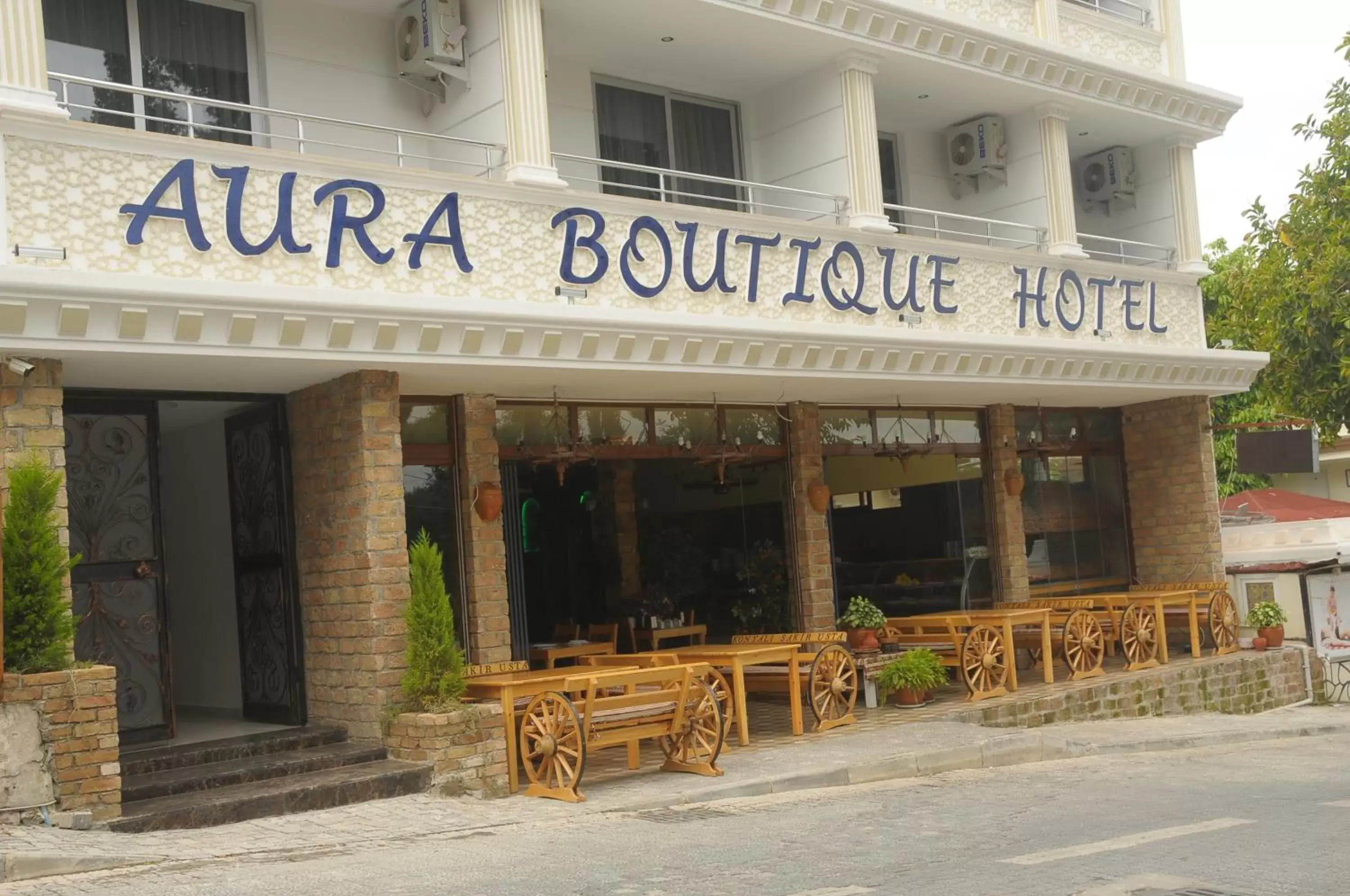 Facade/entrance in Aura Boutique Hotel