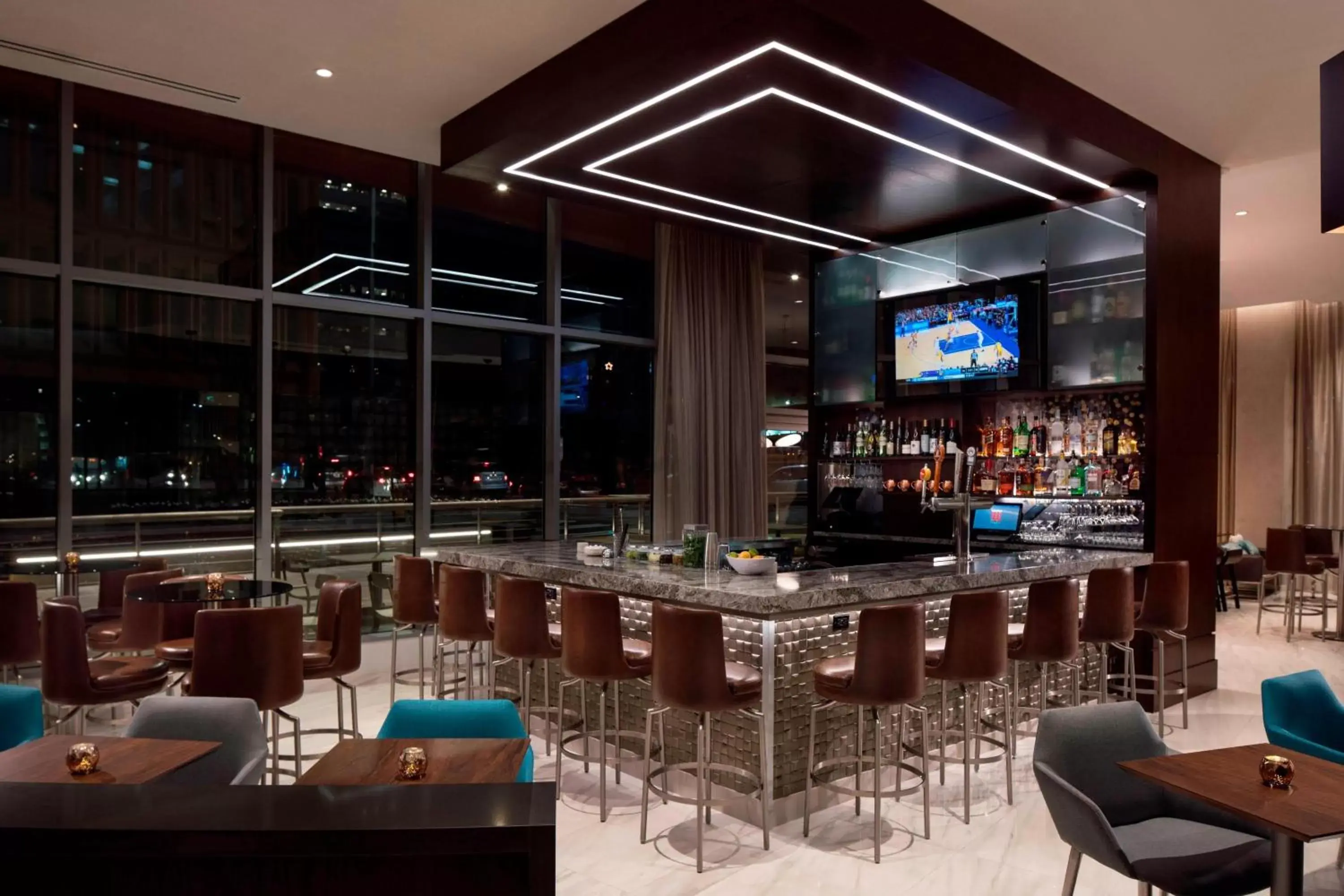 Lobby or reception, Lounge/Bar in Residence Inn by Marriott Seattle Downtown Convention Center