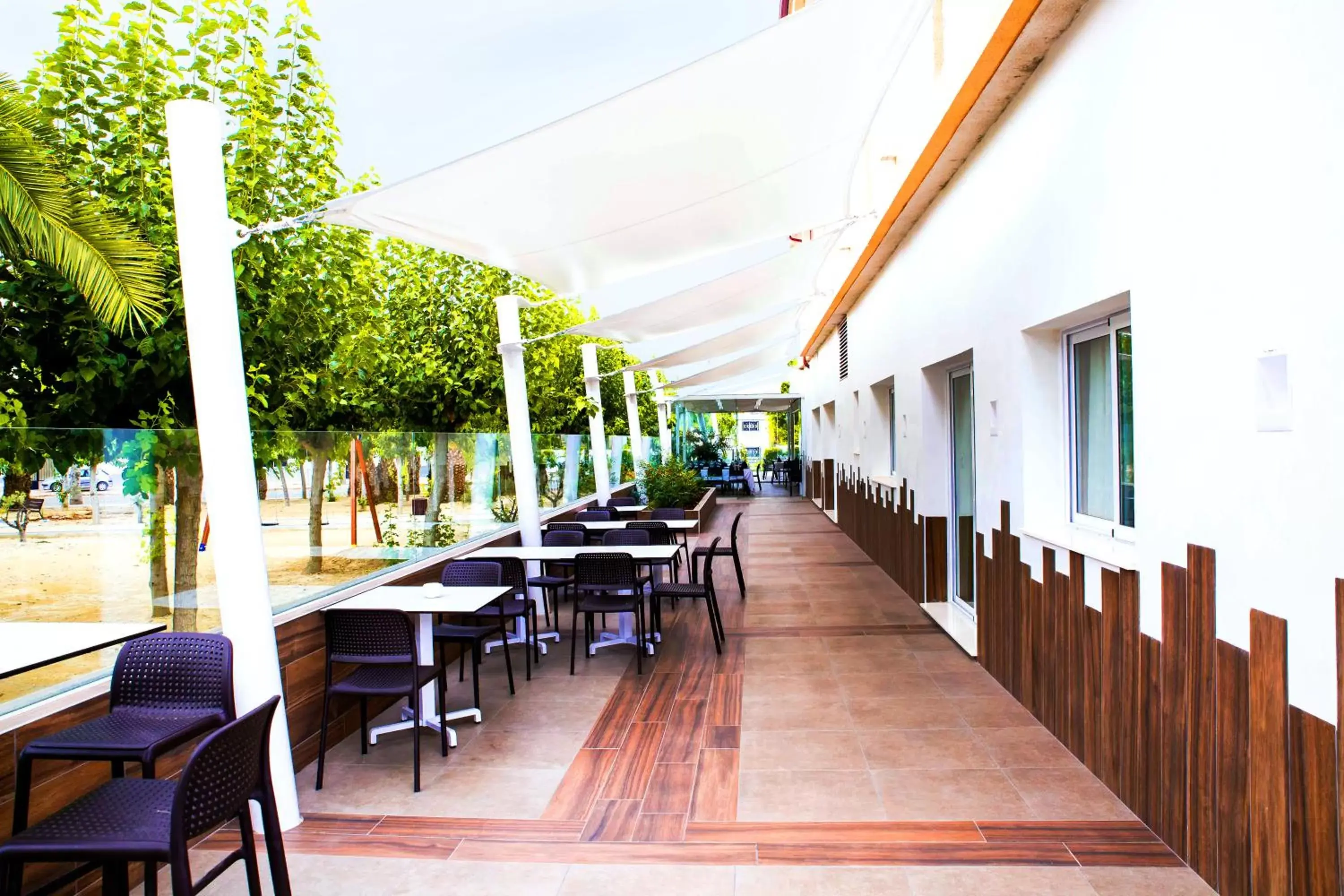 Balcony/Terrace, Restaurant/Places to Eat in Hotel Villa Ceuti