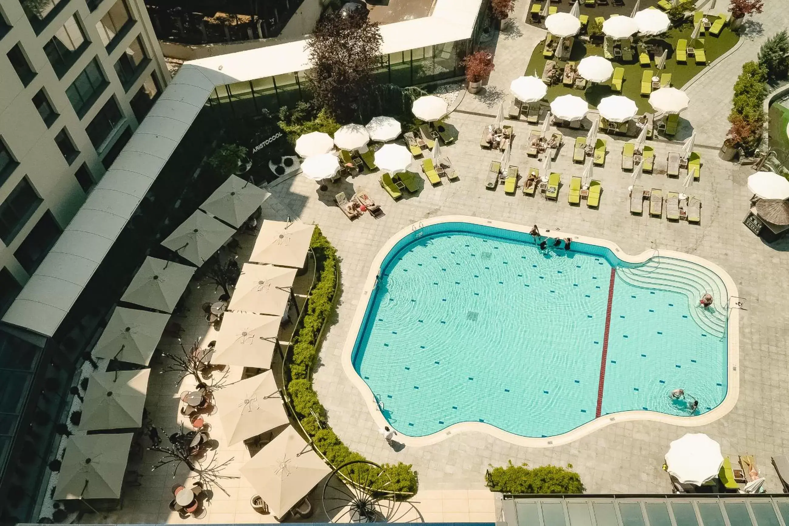 Swimming pool, Pool View in Radisson Blu Hotel Bucharest