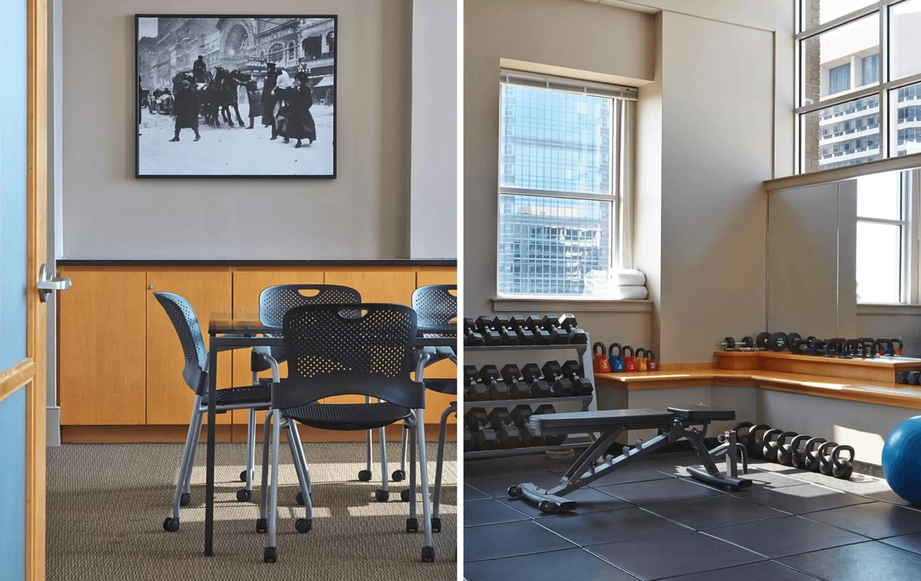 Fitness centre/facilities in ROOST Midtown