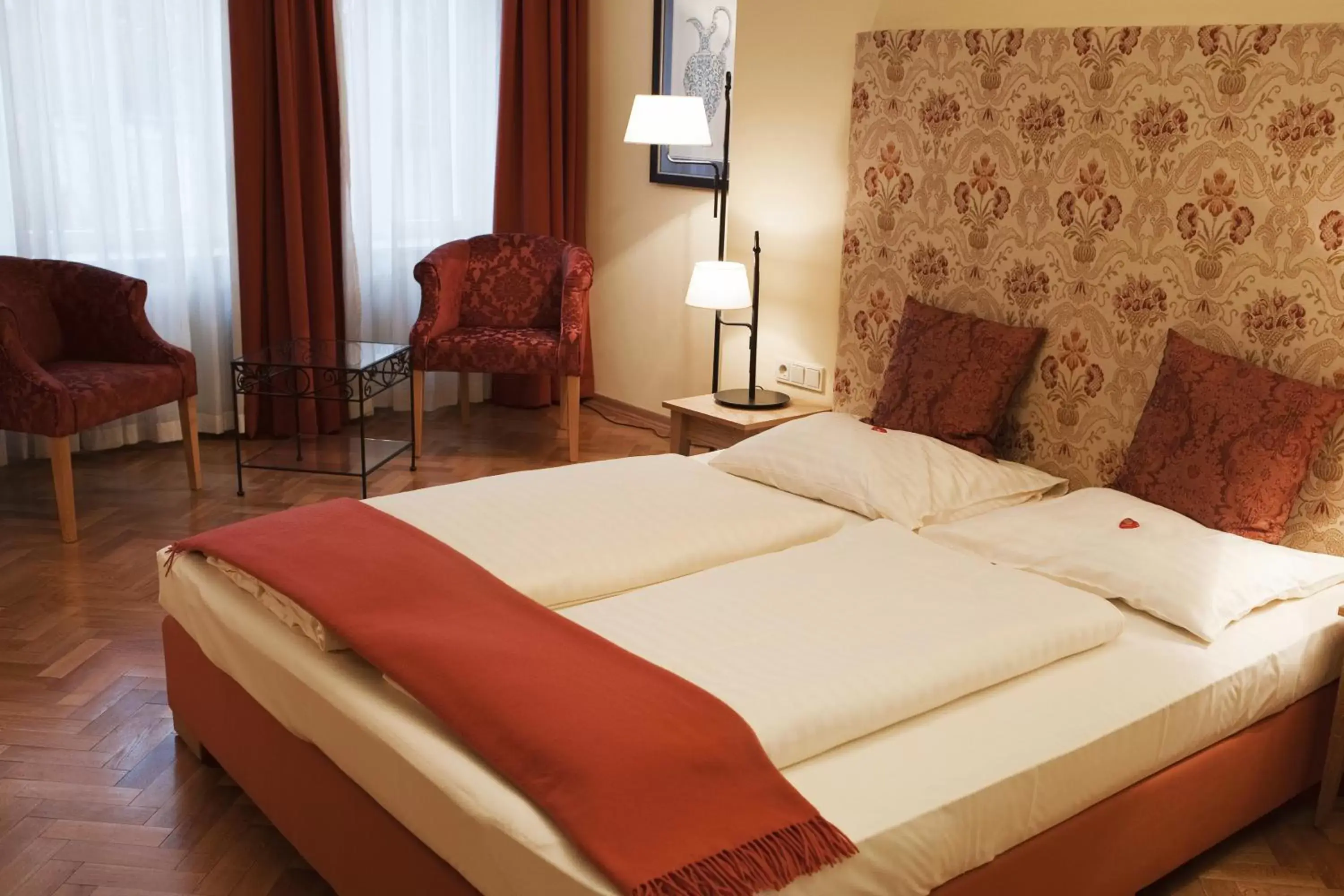 Bed in Hotel Villa Florentina