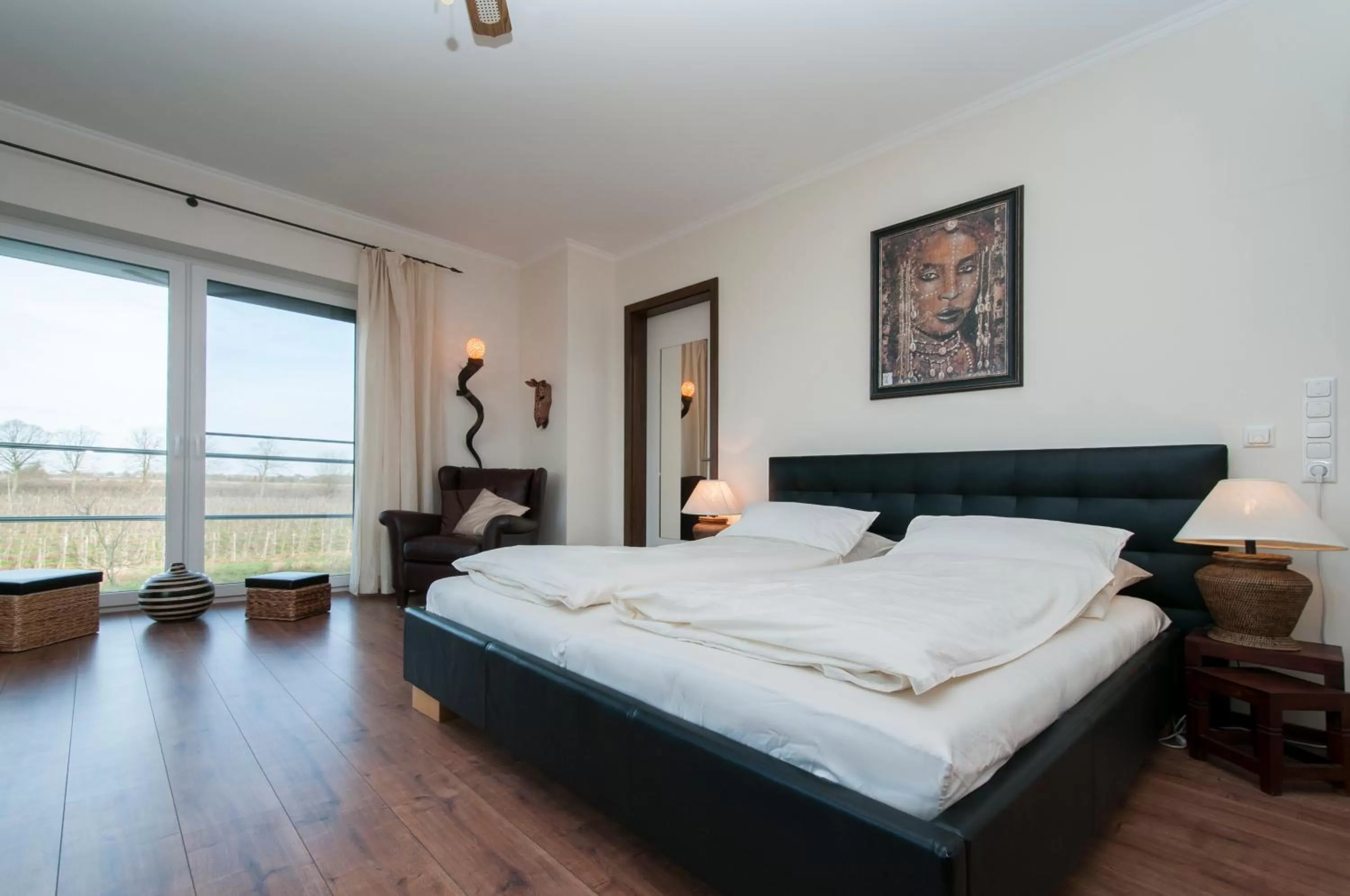 Bedroom, Bed in Hotel Villa Altes Land