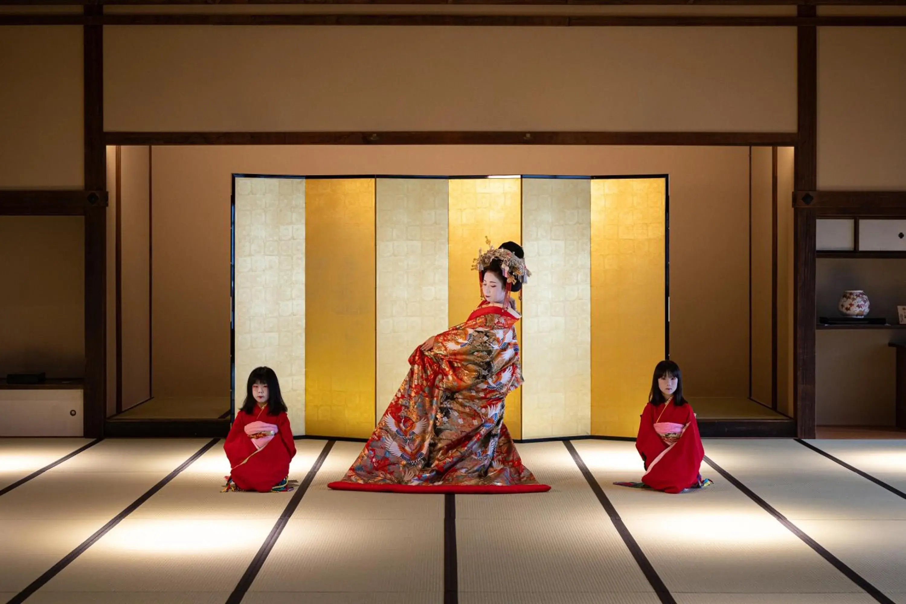 Entertainment, Children in The Gate Hotel Kyoto Takasegawa by Hulic