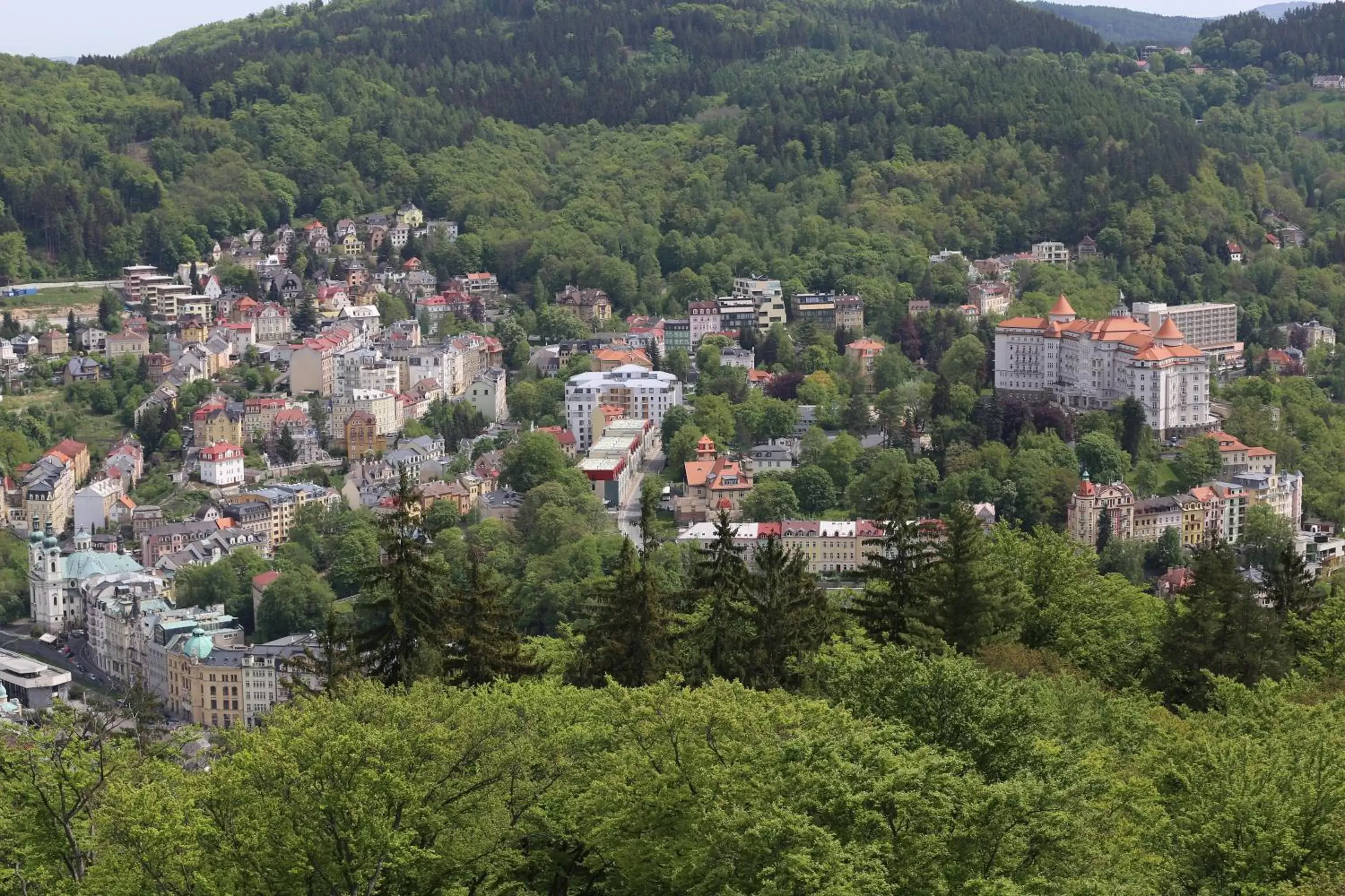 Other, Bird's-eye View in Hotel Palacky