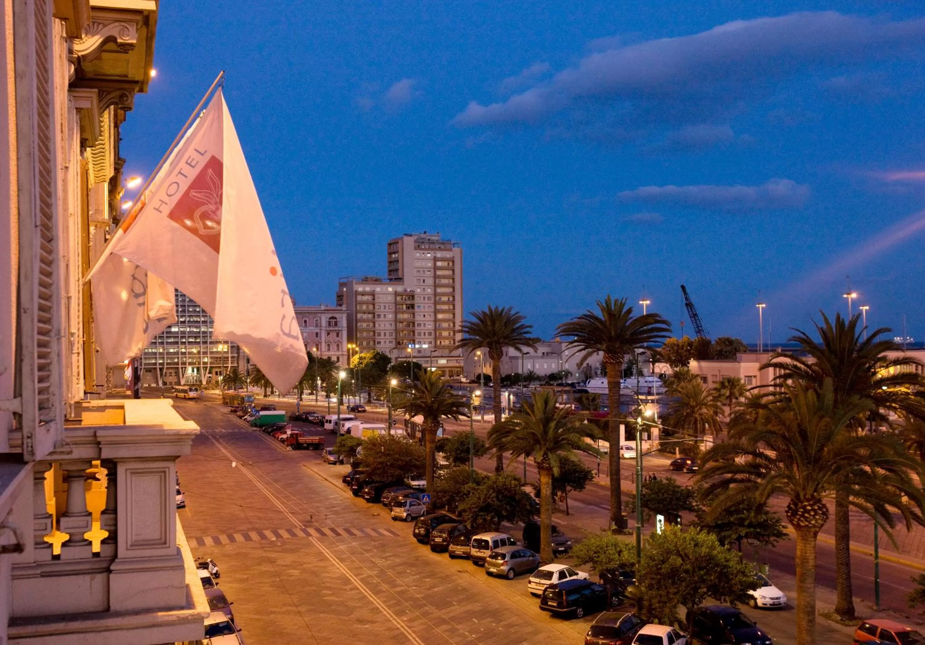 Street view in Miramare Cagliari Hotel Museo