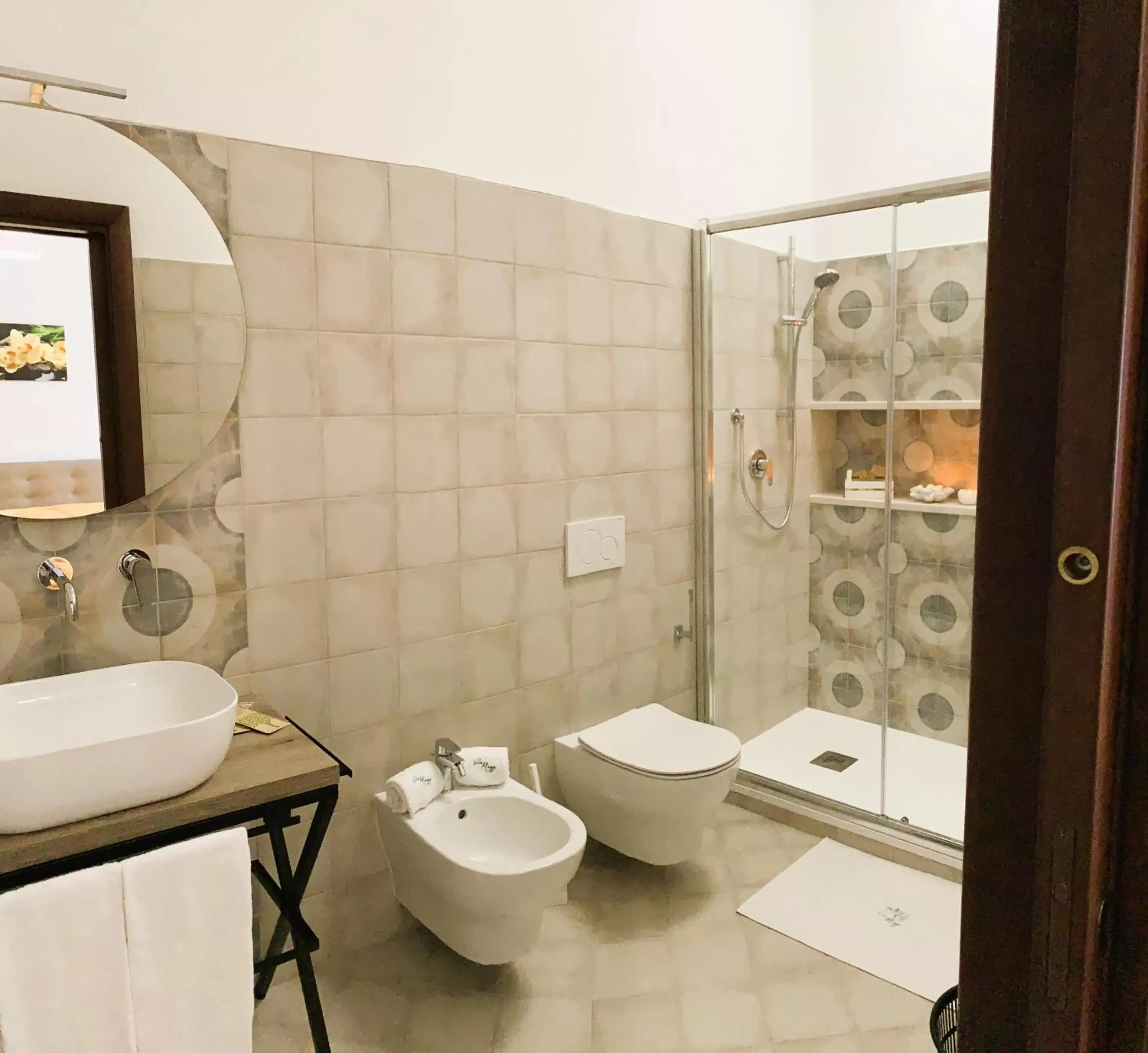 Shower, Bathroom in B&B Villa Maggi