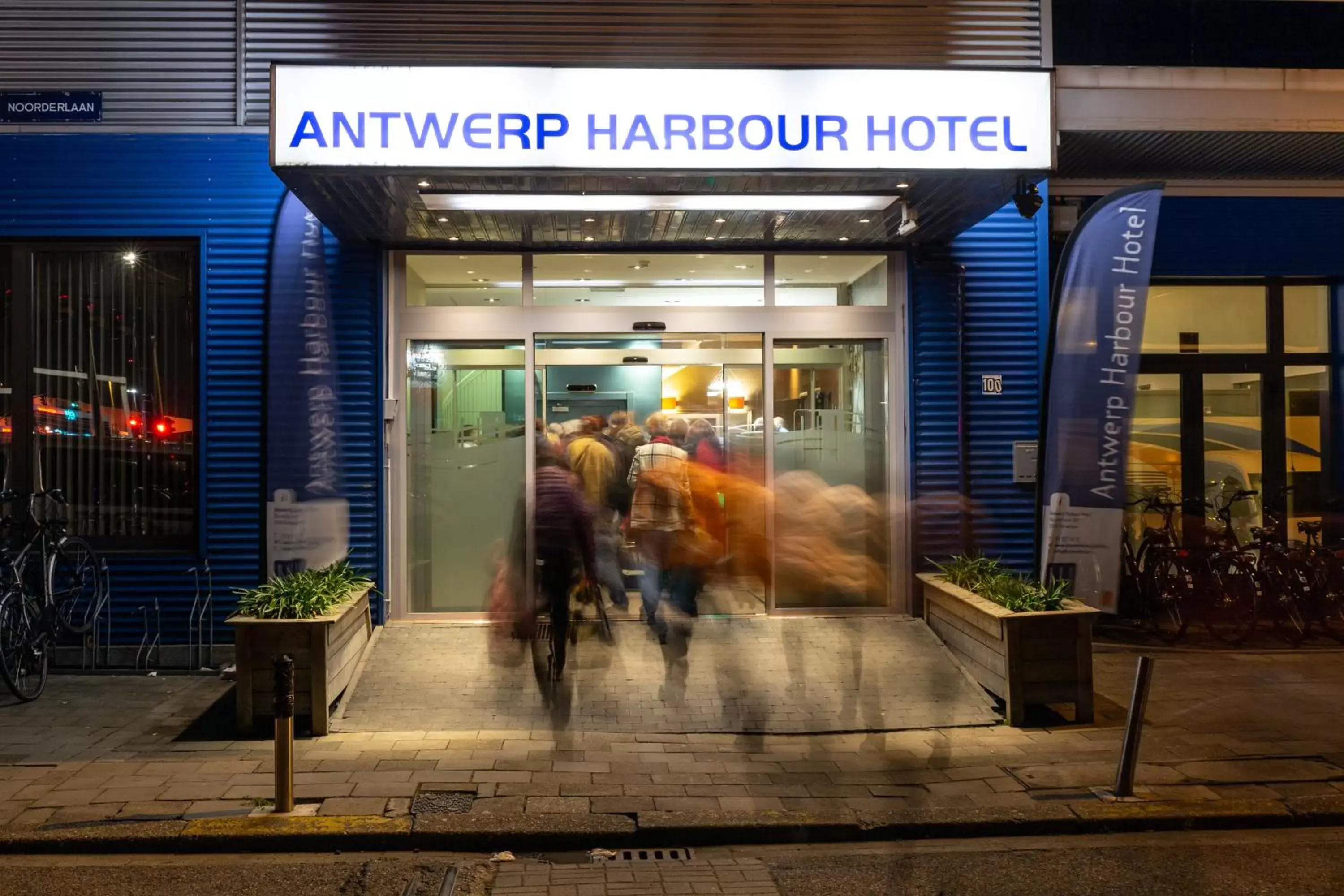 Facade/entrance in Antwerp Harbour Hotel