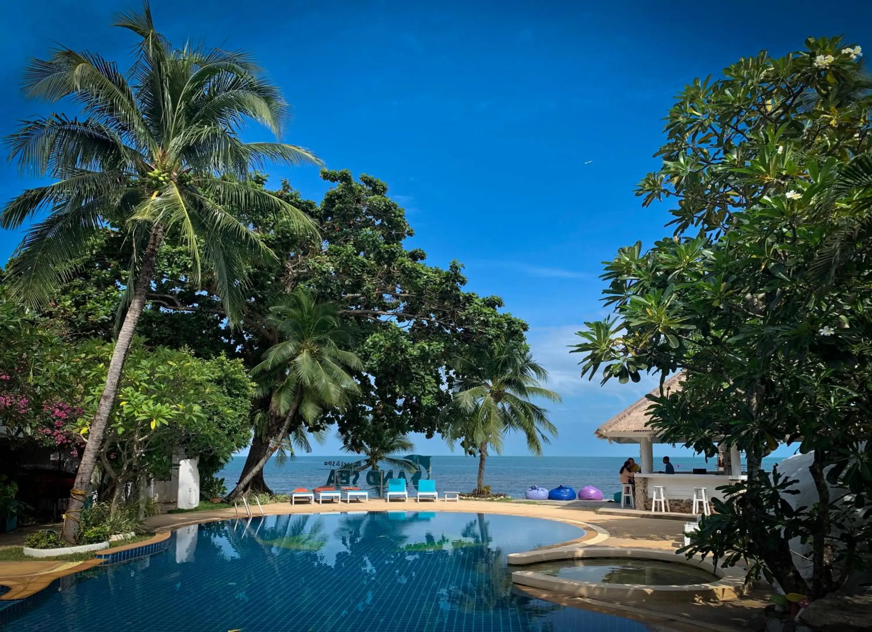 Pool view, Swimming Pool in Sand Sea Resort & Spa - Lamai Beach , Koh Samui