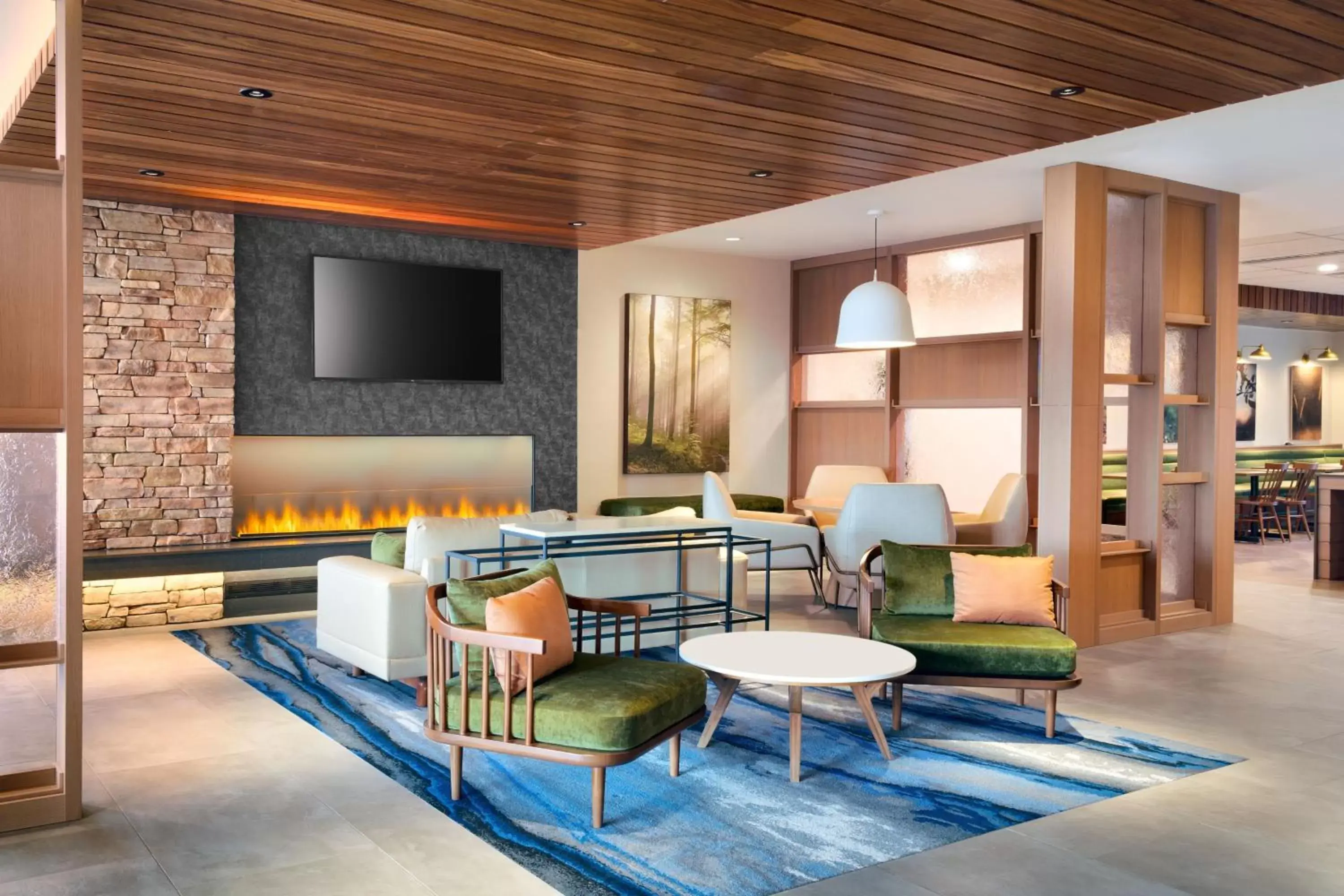 Lobby or reception, Seating Area in Fairfield by Marriott Inn & Suites Laurel