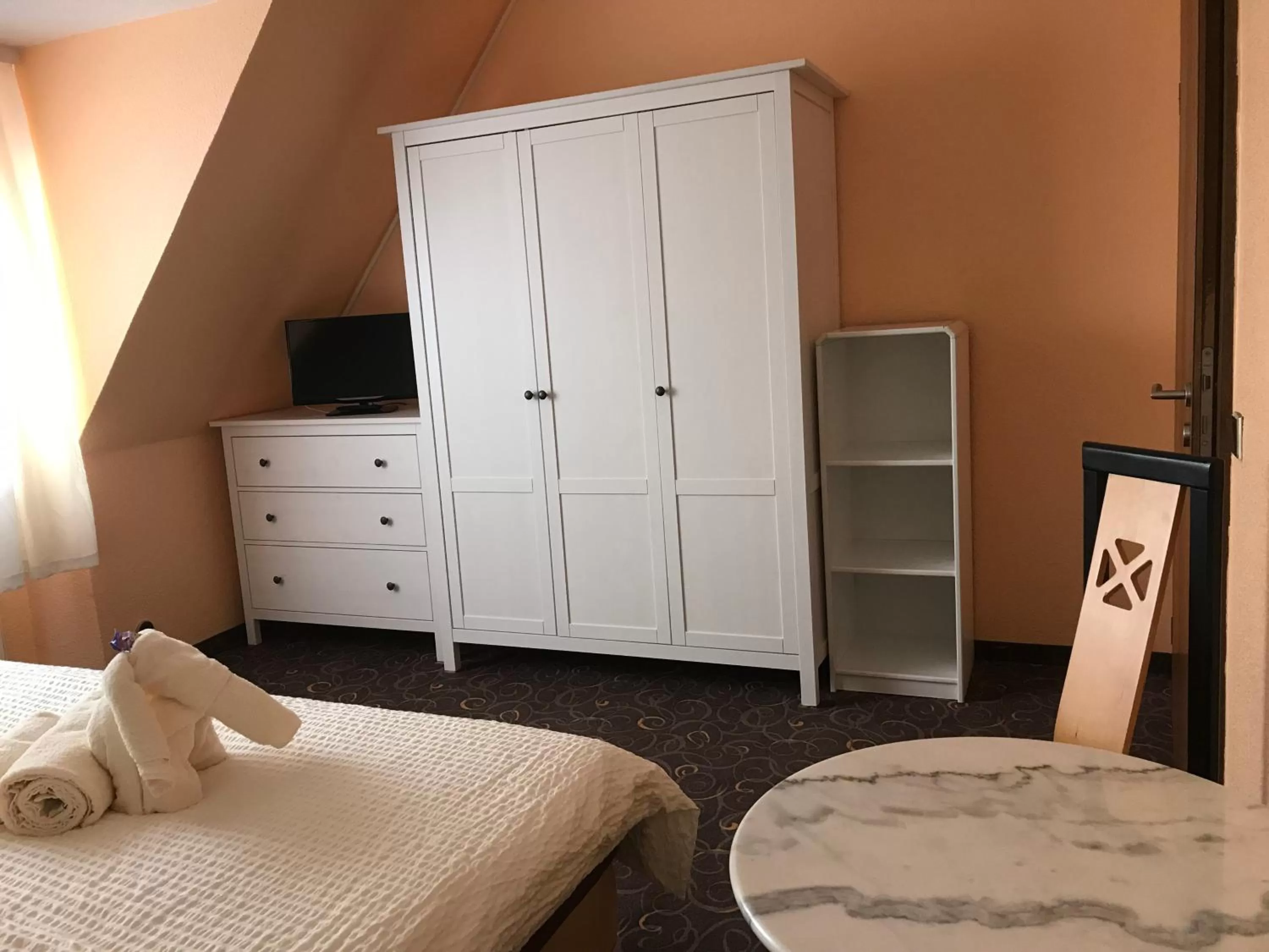 Bedroom, Bed in Hotel Seemeile