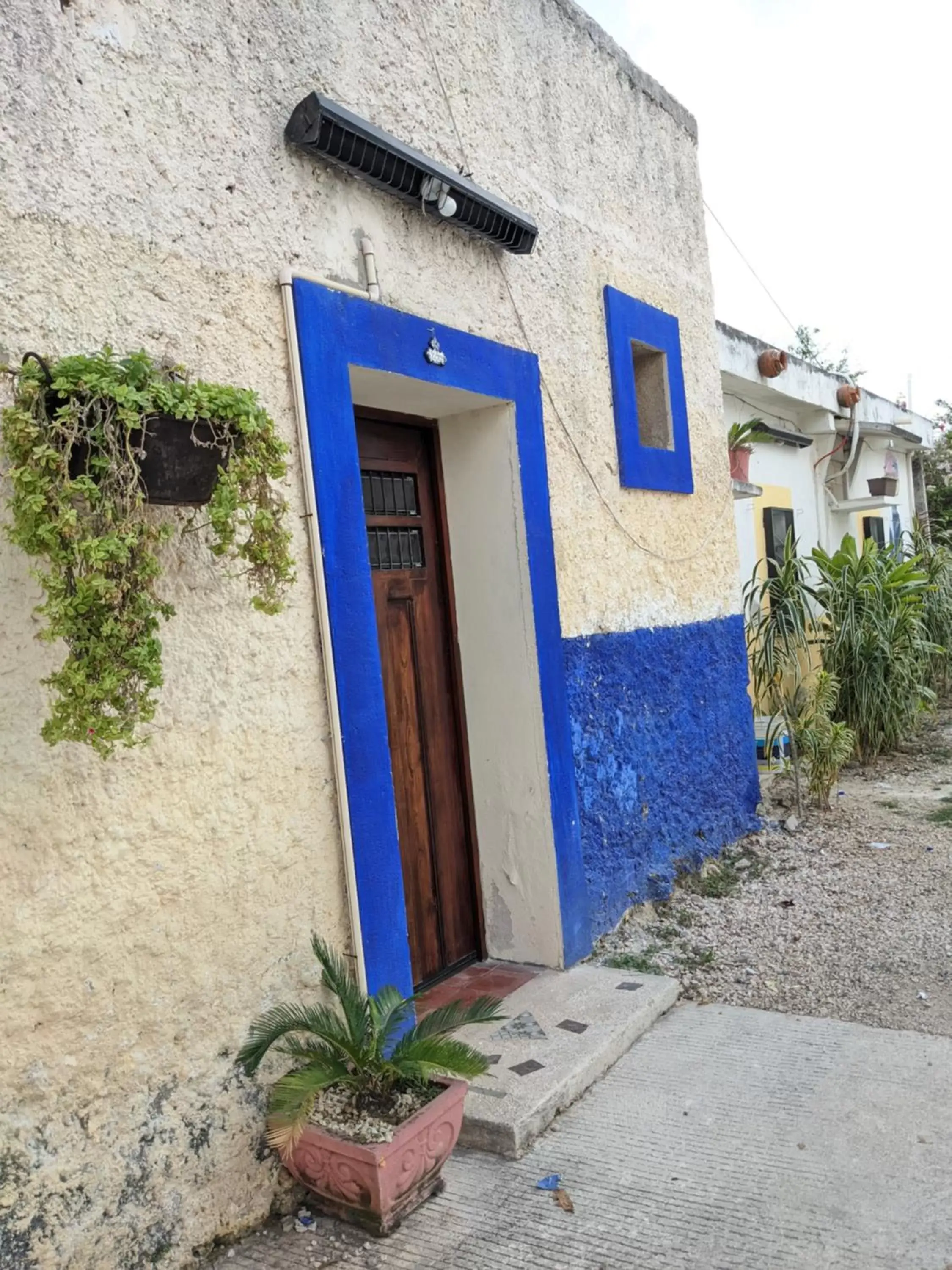 Patio, Property Building in Casa Aluxes Hotel