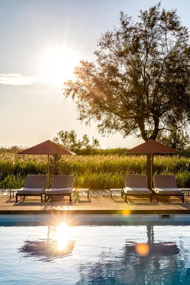 Swimming Pool in Auberge Cavaliere du Pont des Bannes