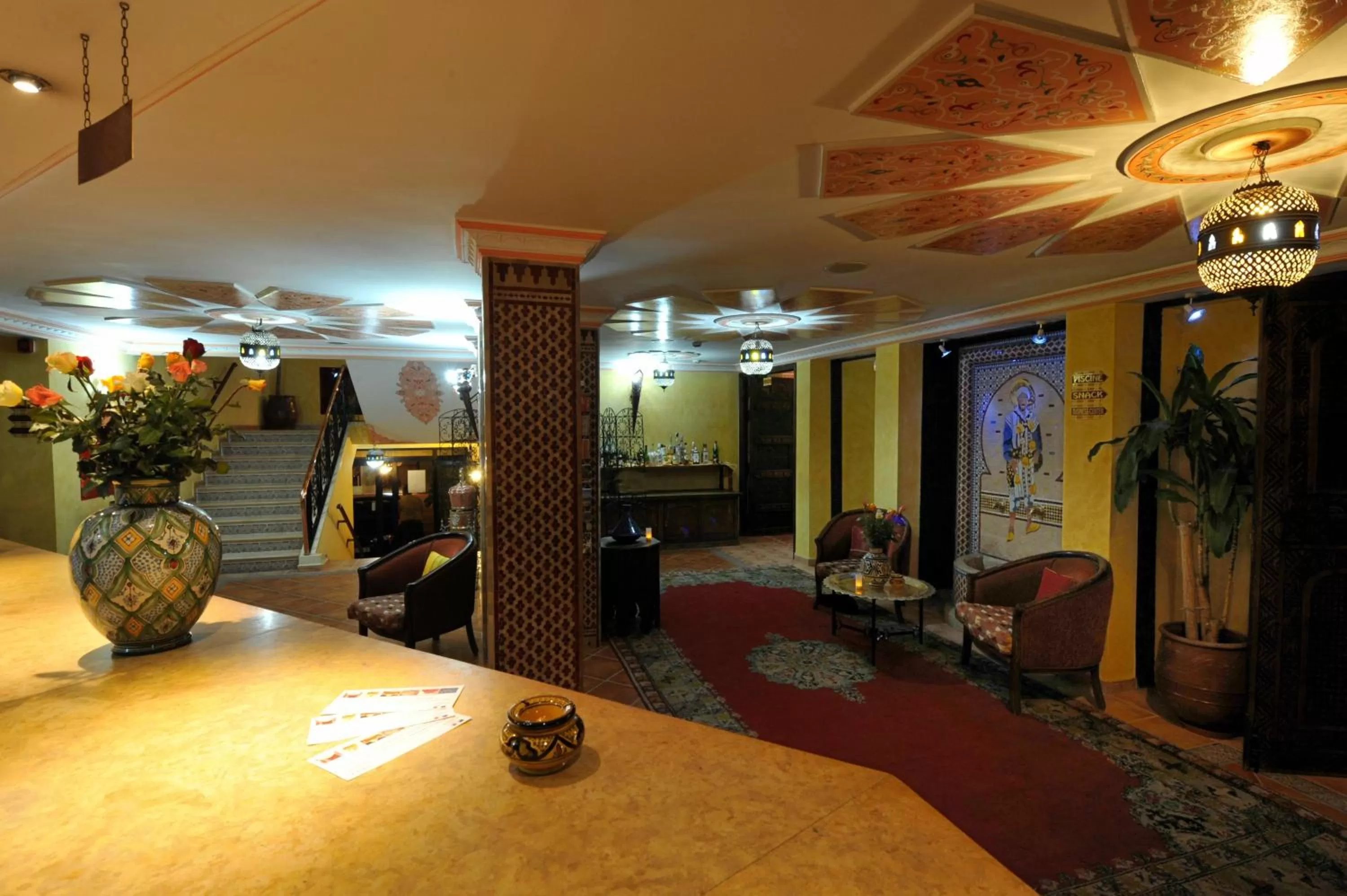 Lobby or reception in Atlantic Hotel Agadir
