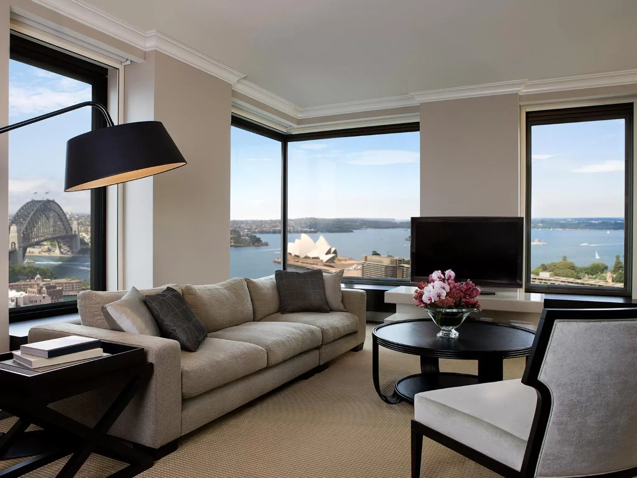 View (from property/room), Seating Area in Four Seasons Hotel Sydney