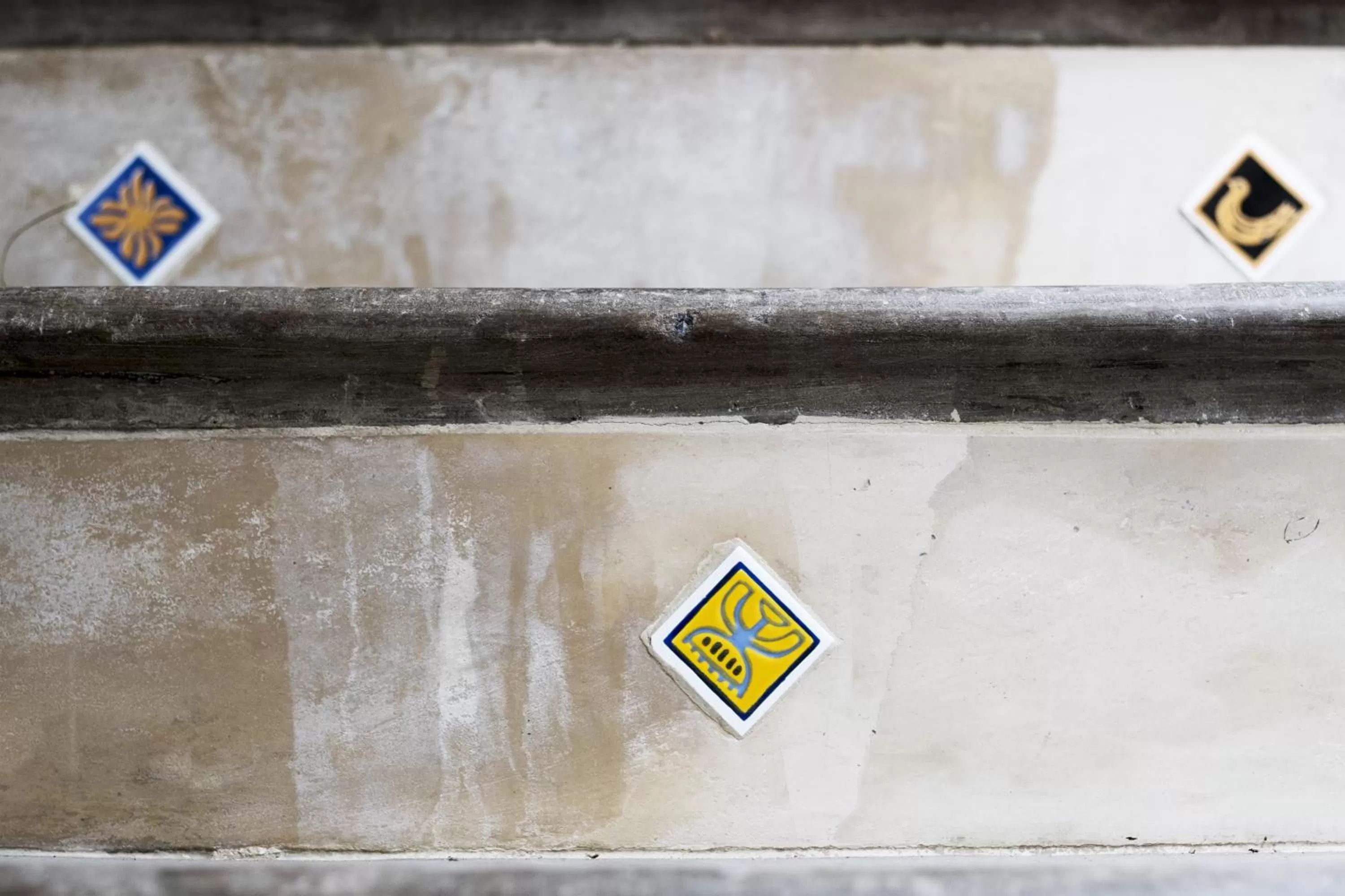 Decorative detail in Centosedici Rooms