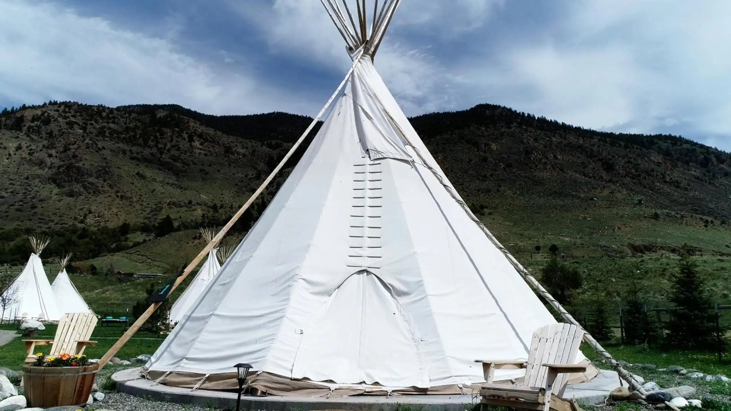 Facade/entrance in Dreamcatcher Tipi Hotel