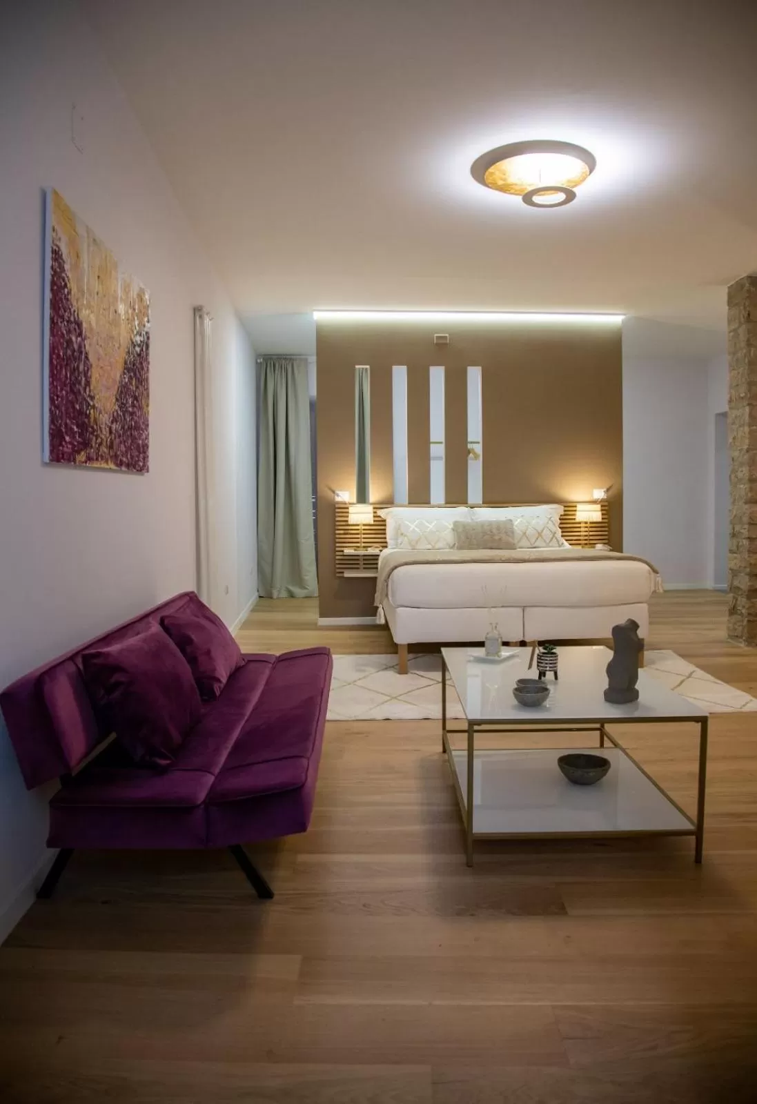 Living room in La Piazzetta Suite