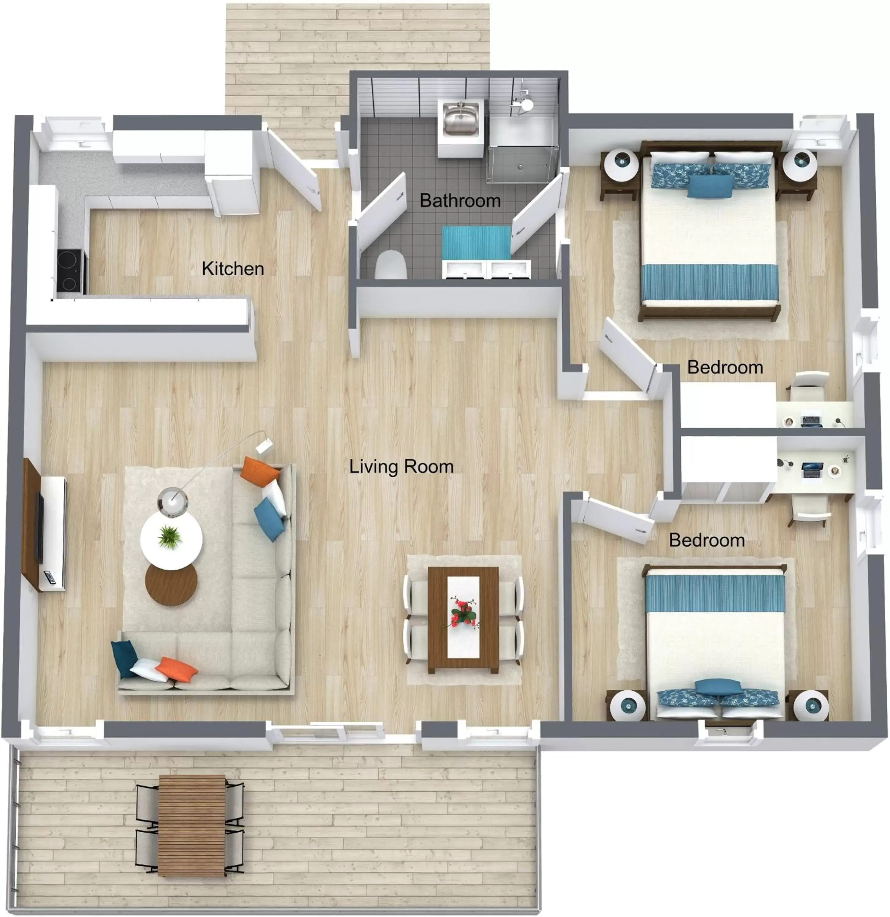 Floor Plan in Bayview Geographe Resort Busselton