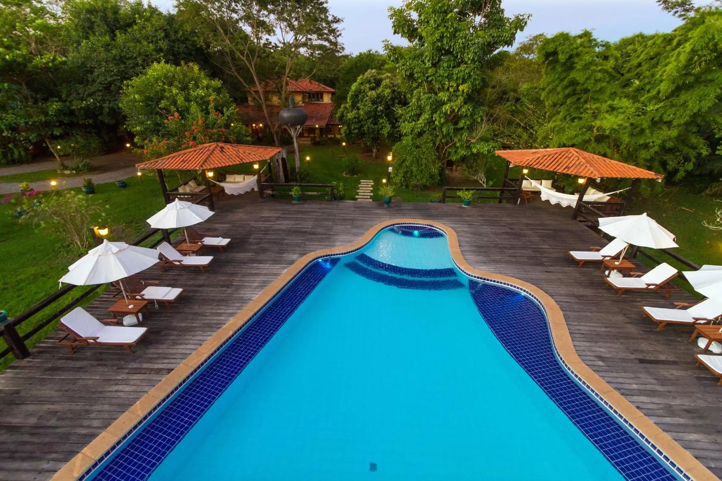 Garden view in Hotel Santa Esmeralda