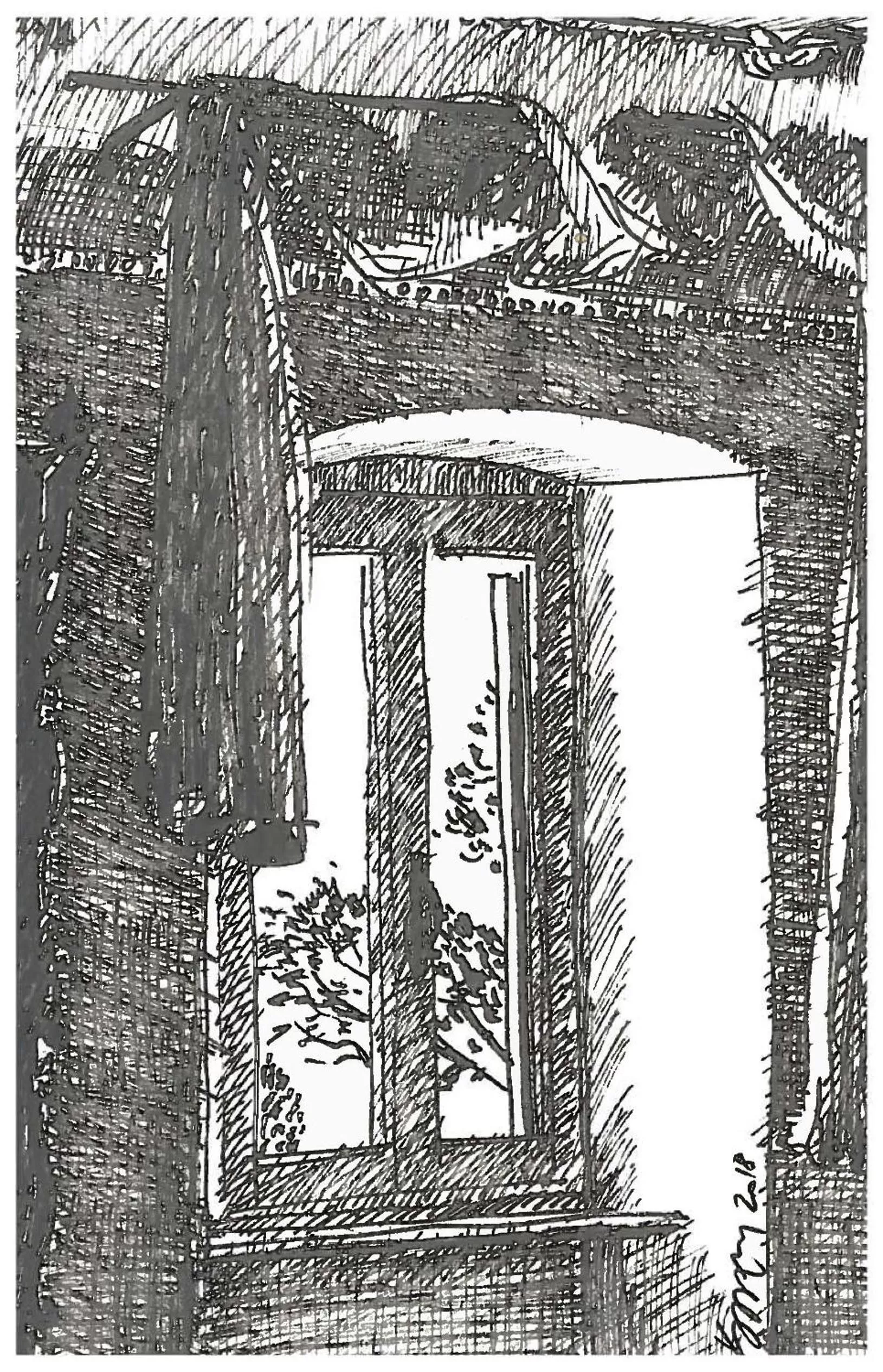 Decorative detail in Villa Eugenia