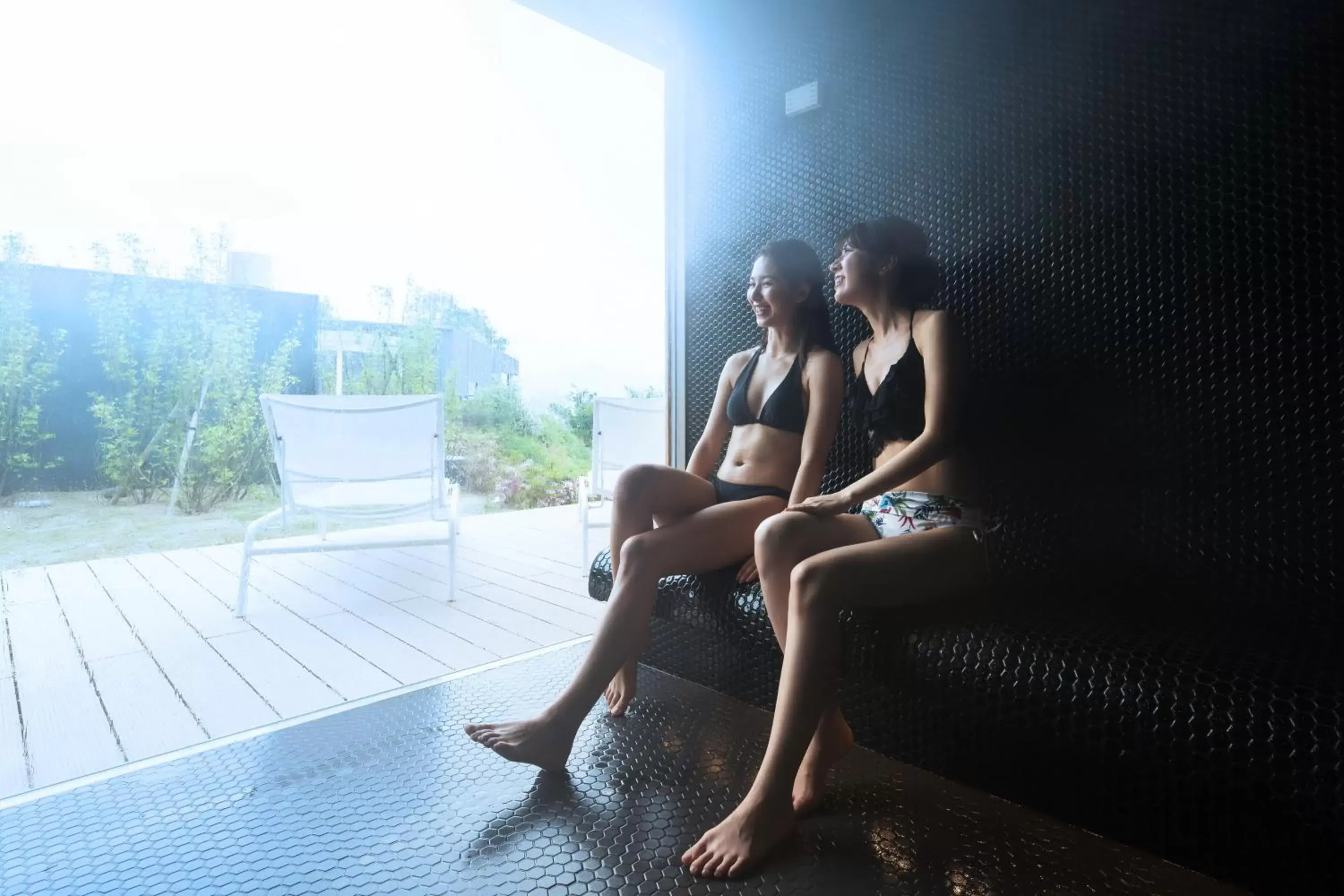 Steam room, Guests in Garden Terrace Nagasaki Hotel & Resort