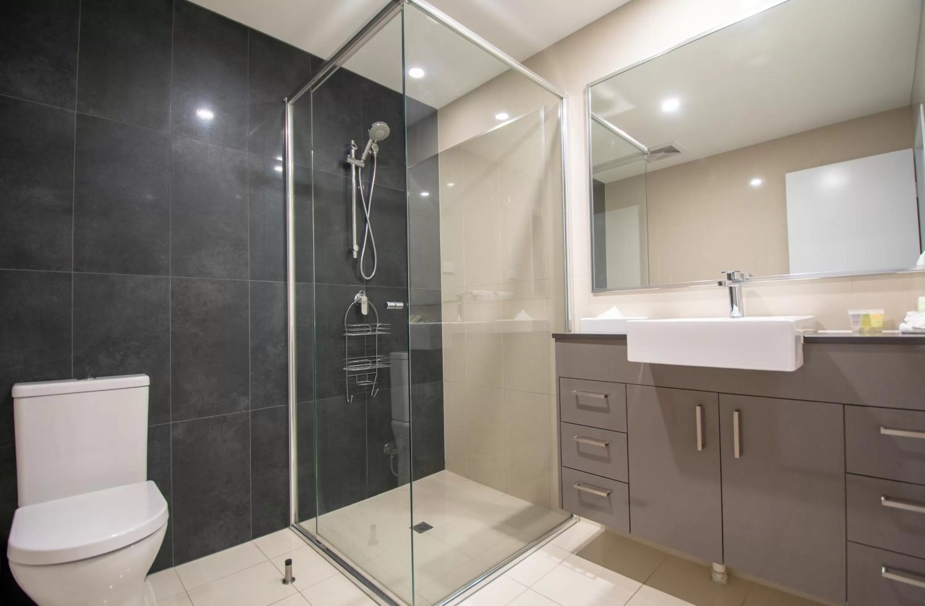 Shower in Magnum Serviced Apartments