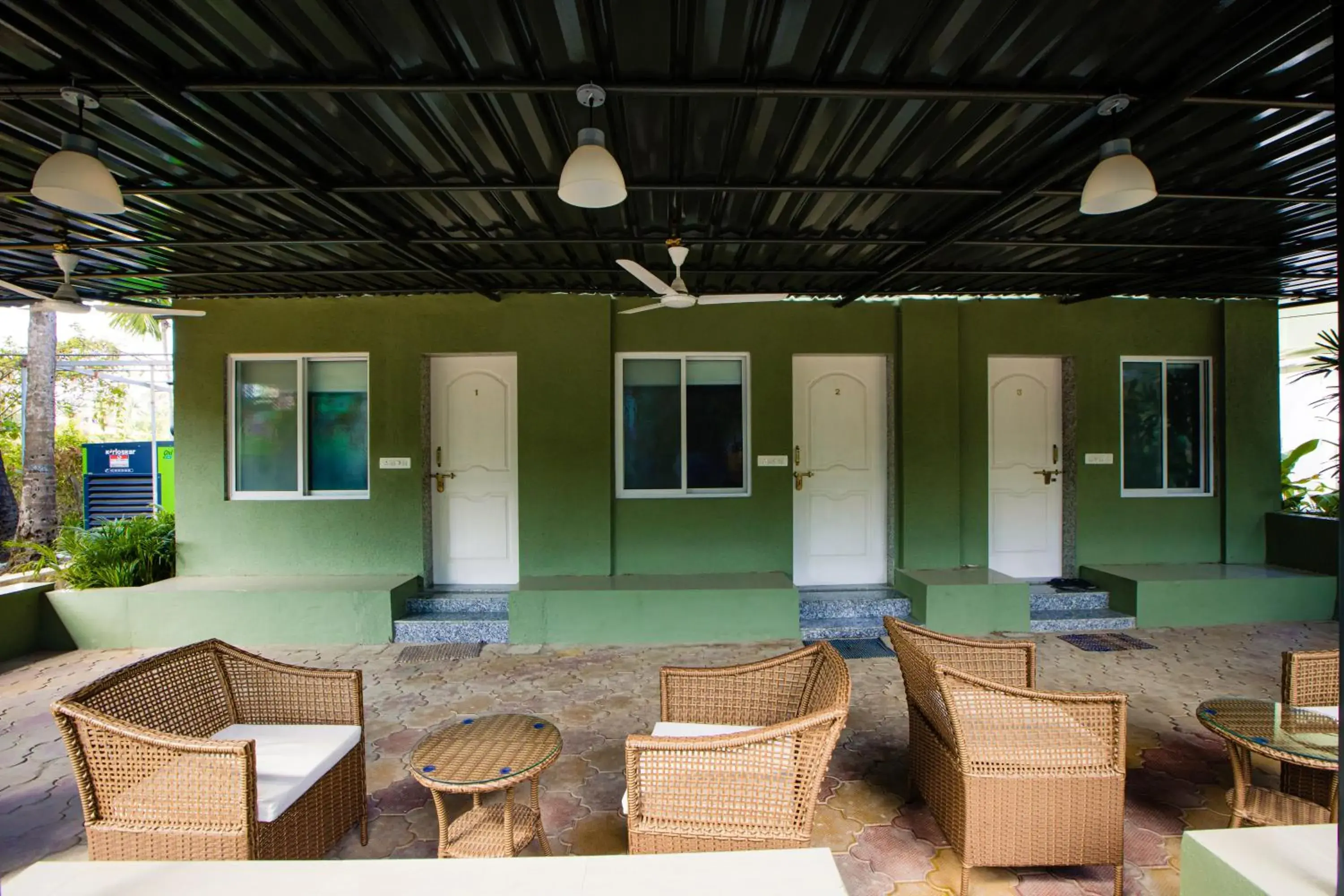 Seating area in OCEANATURE ALIBAUG