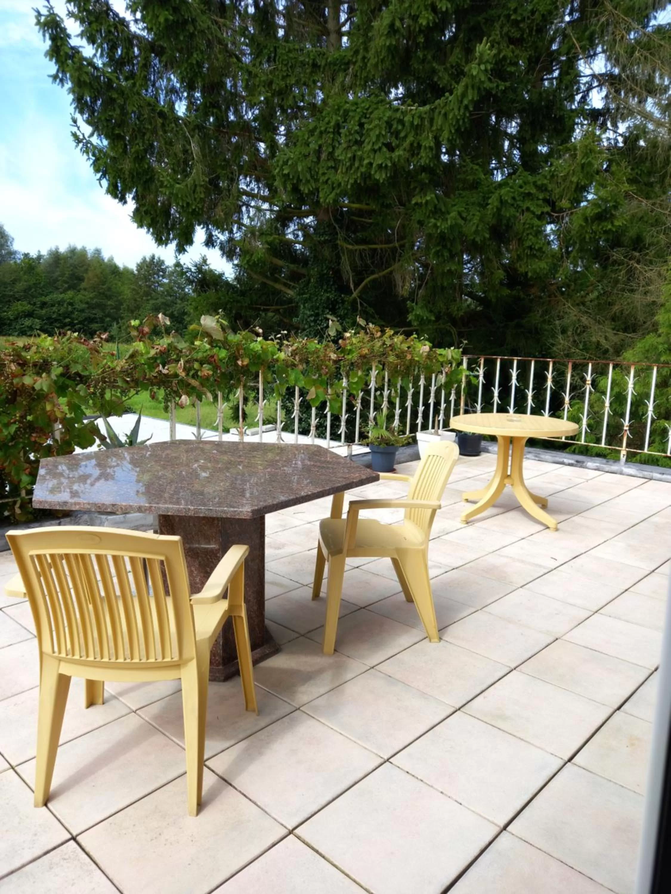 Balcony/Terrace in B&B Aalsters-genot