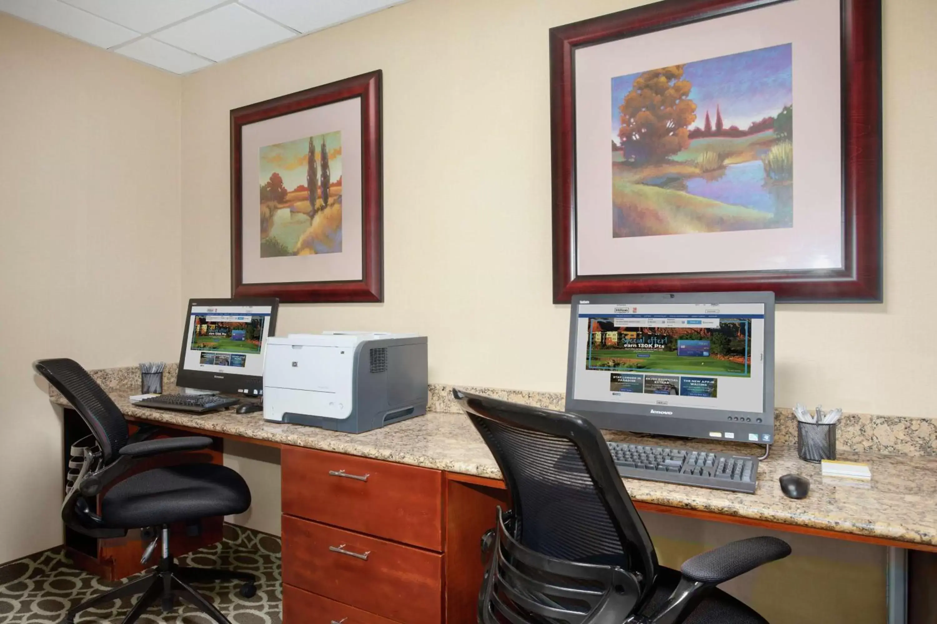 Business facilities, Business Area/Conference Room in Hampton Inn & Suites Kansas City-Merriam