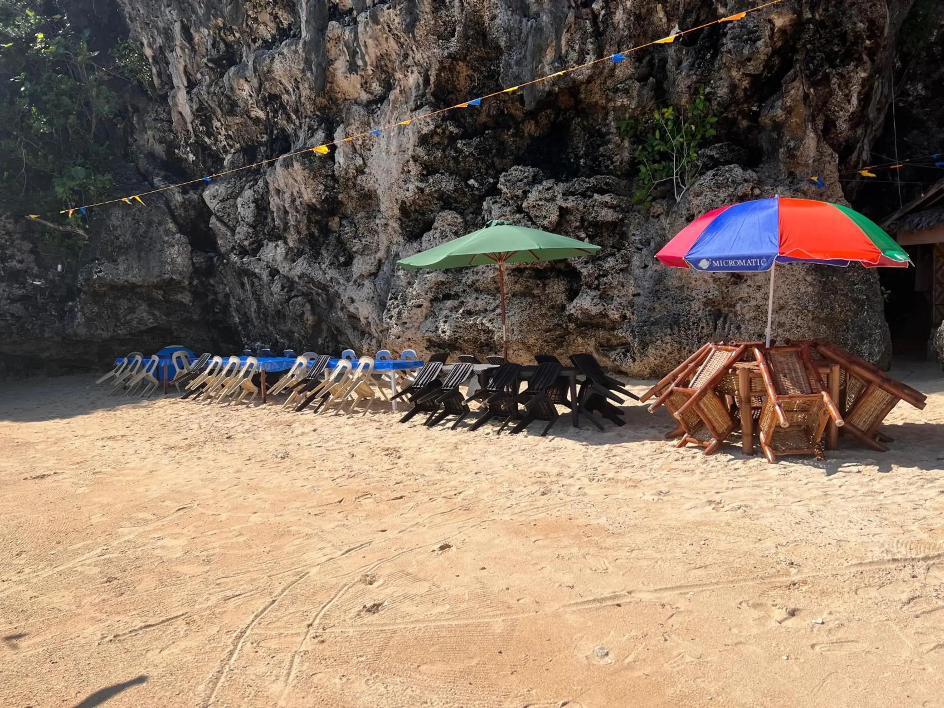 Seating area, Beach in Gratum Beach Resort