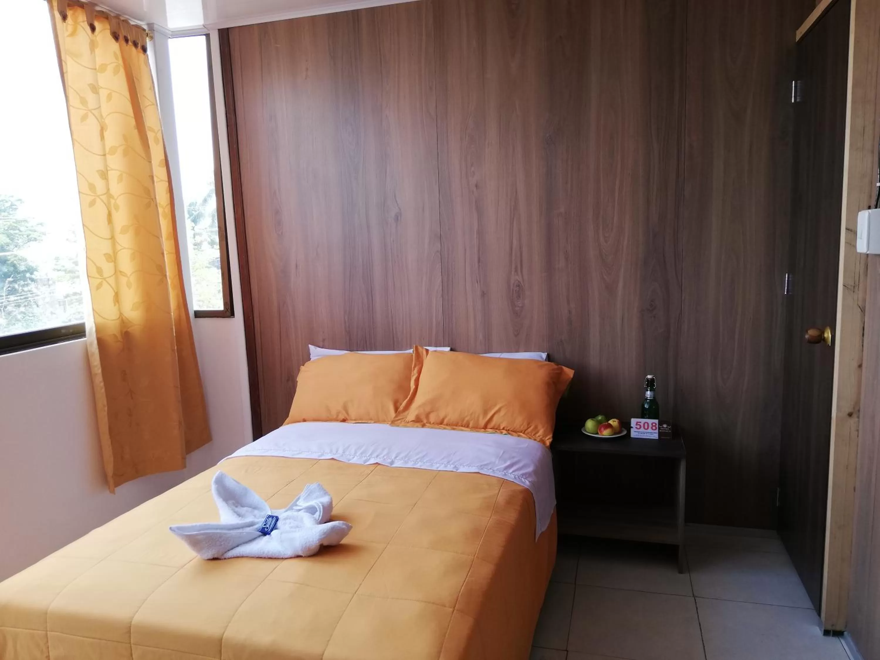 Bed in Hotel Mónaco de Fusa