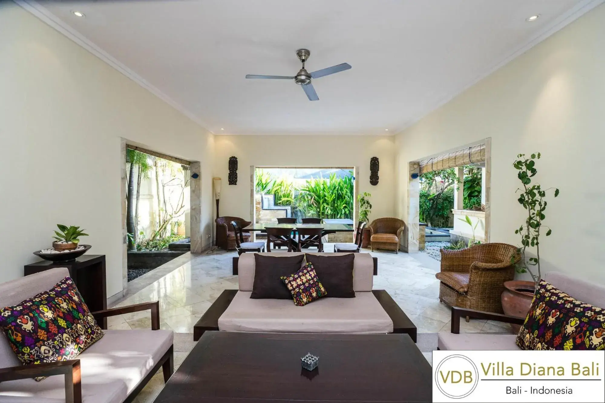 Living room in Villa Diana Bali