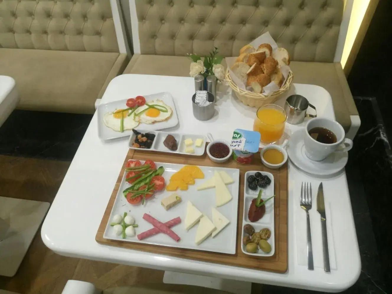 Food and drinks, Breakfast in Astan Hotel Taksim