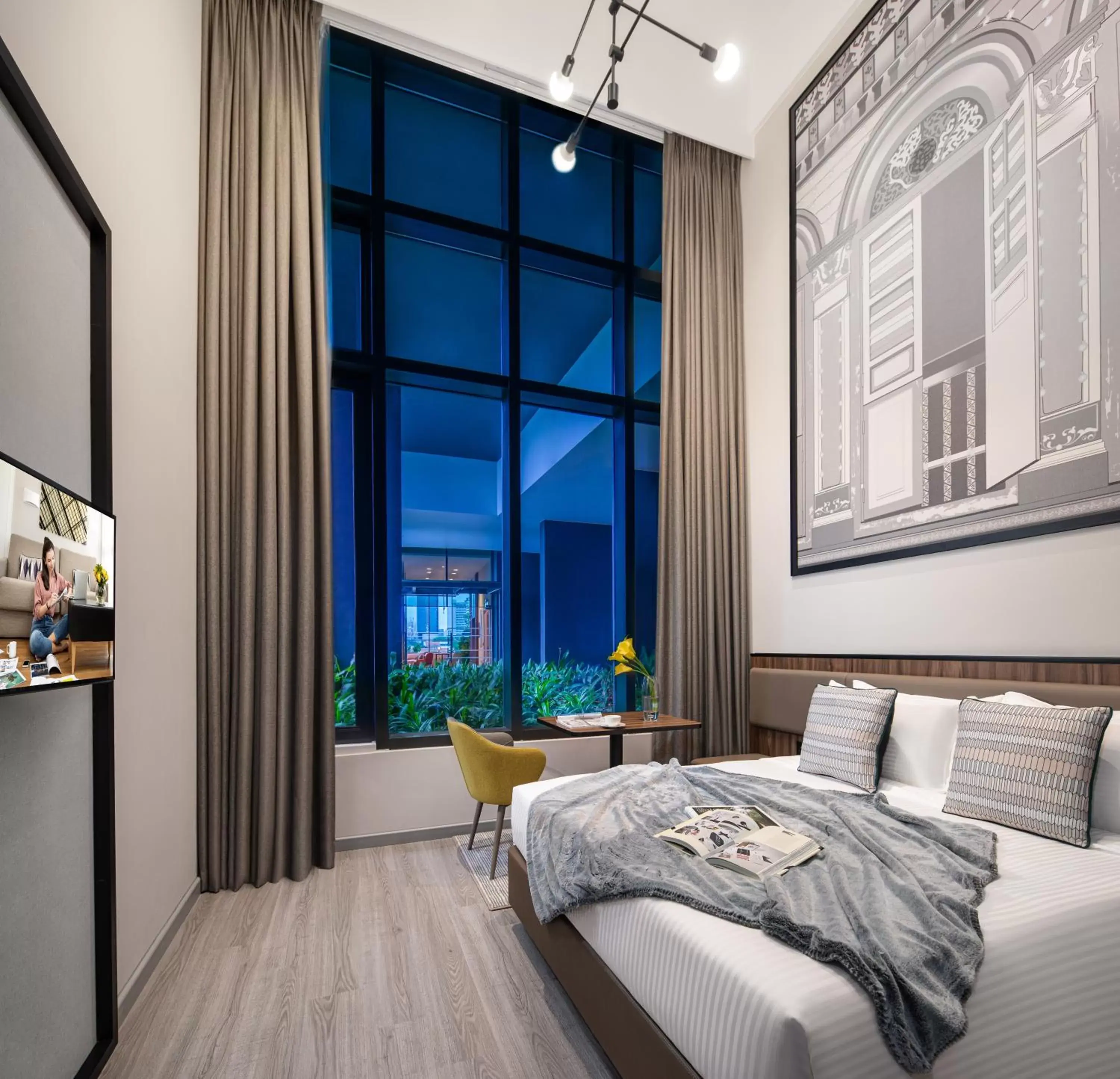 Bedroom, Bed in Citadines Rochor Singapore Bedroom, Bed in Citadines Rochor Singapore