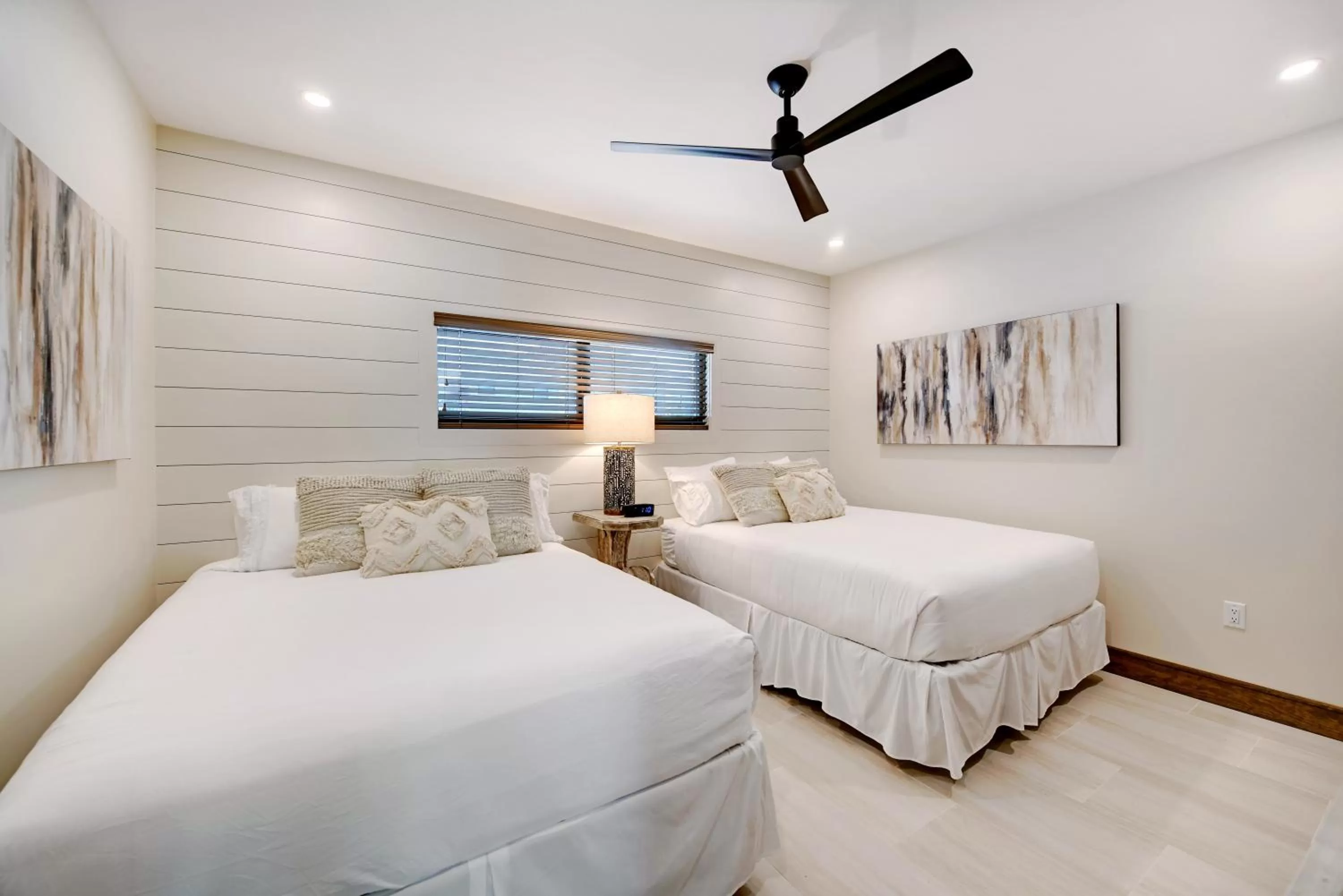 Bed in Bali Hai Beachfront Resort and Spa