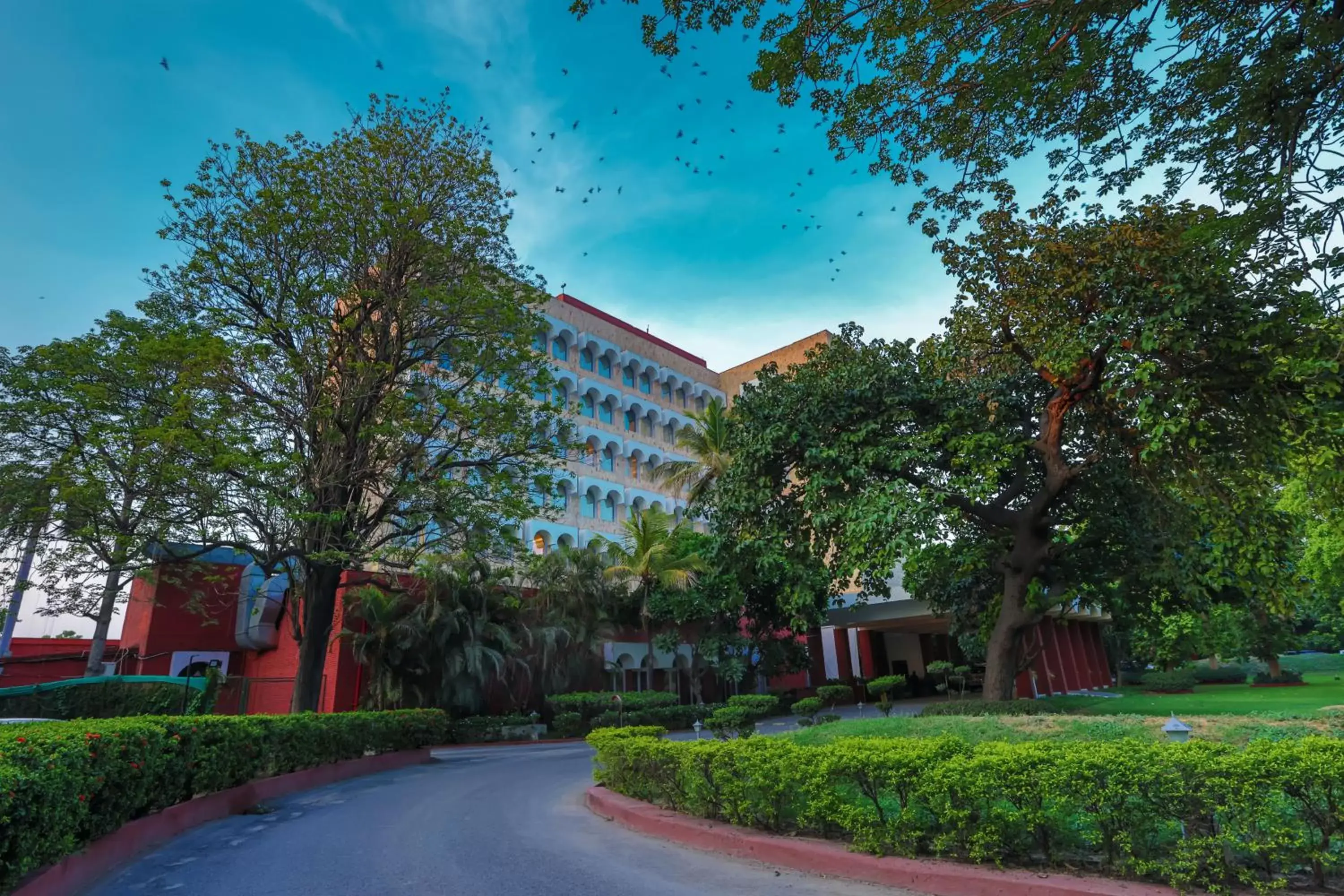 Facade/entrance in Taj Ganges Varanasi Facade/entrance in Taj Ganges Varanasi
