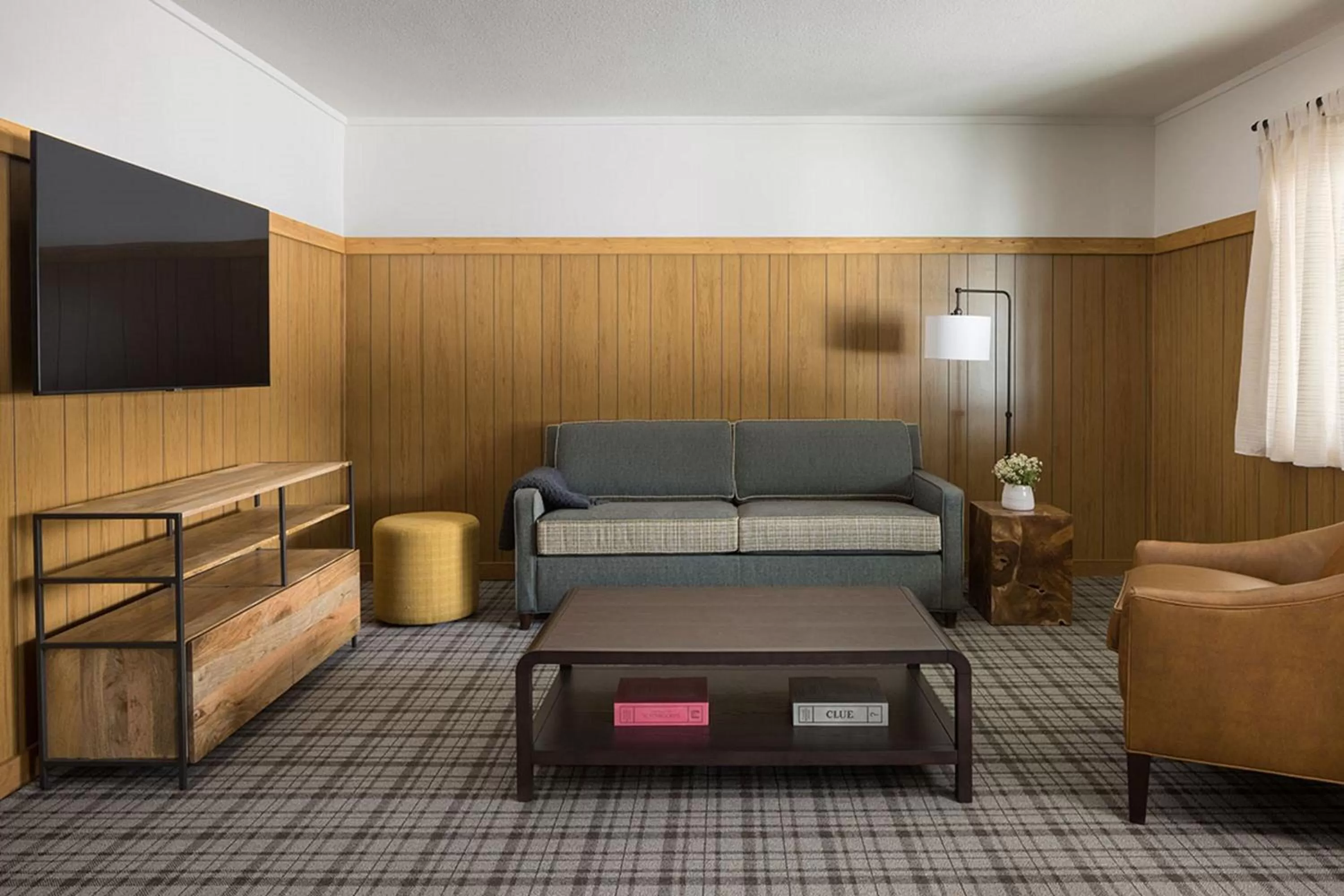 Seating area in The Virginian Lodge