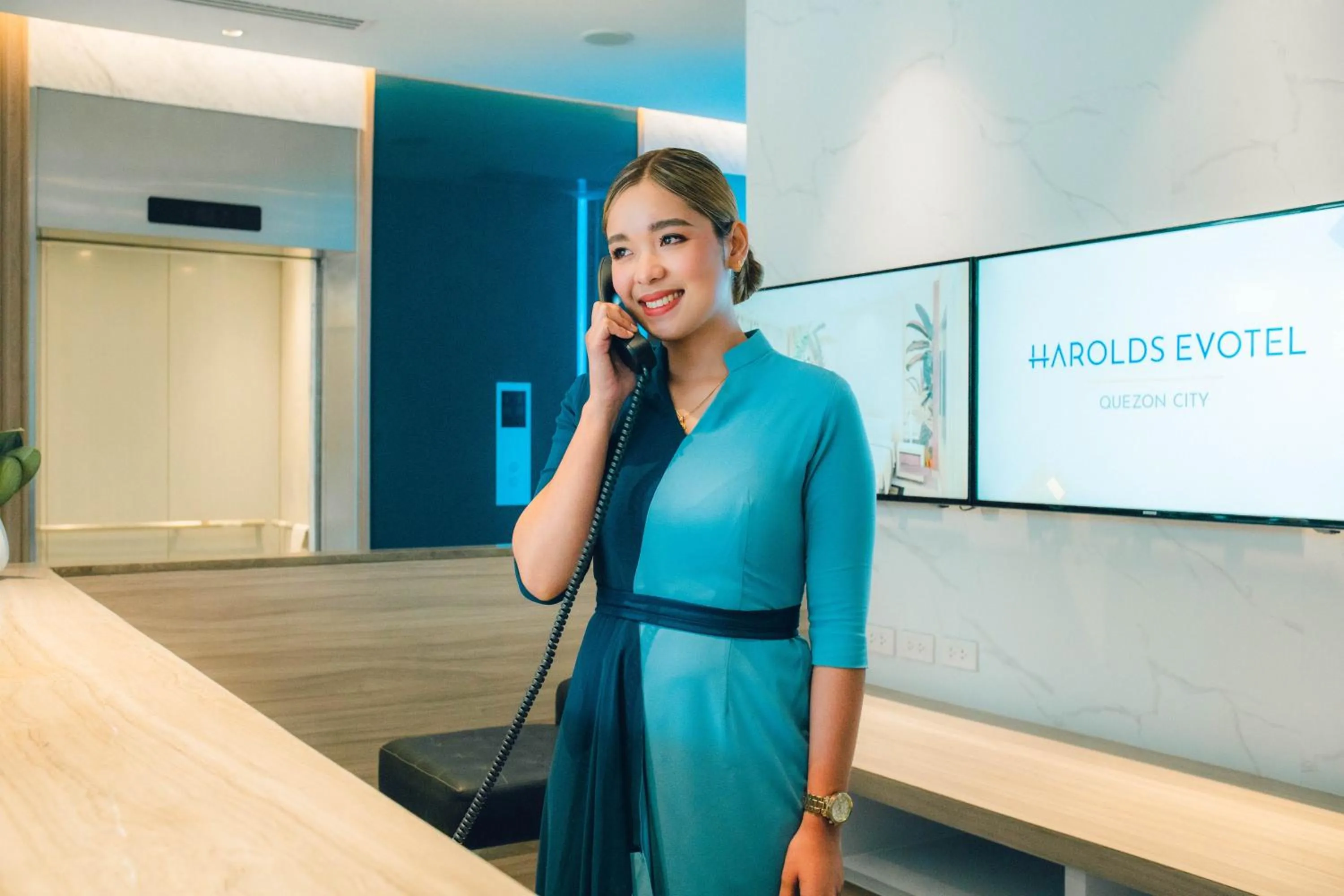 Lobby or reception in Harolds Hotel Quezon City