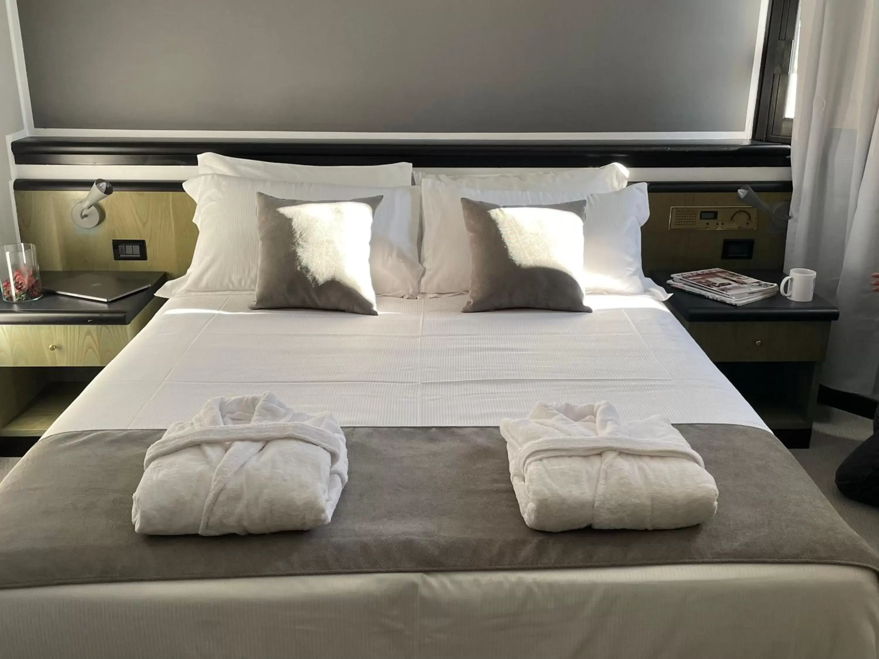 Bed in Hotel Gardenia Fiera