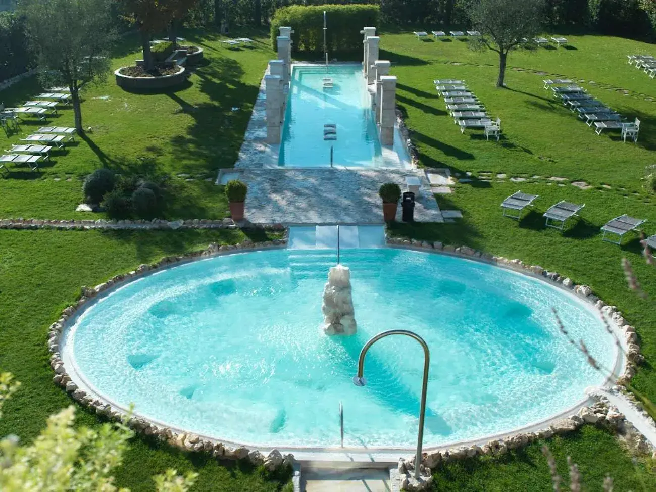 Pool view, Swimming Pool in Hotel Salus Terme