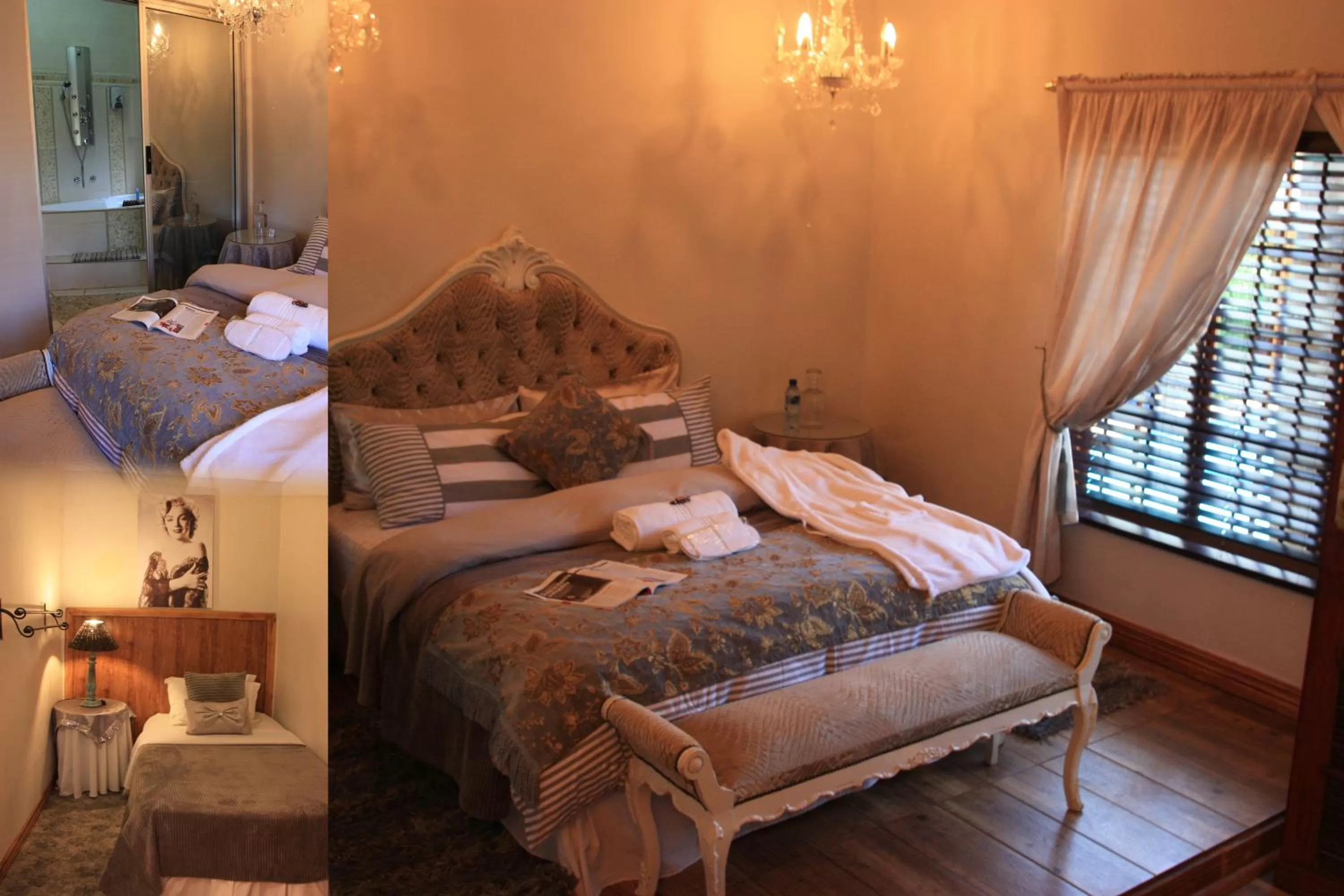 Bathroom, Bed in Victoria Manor