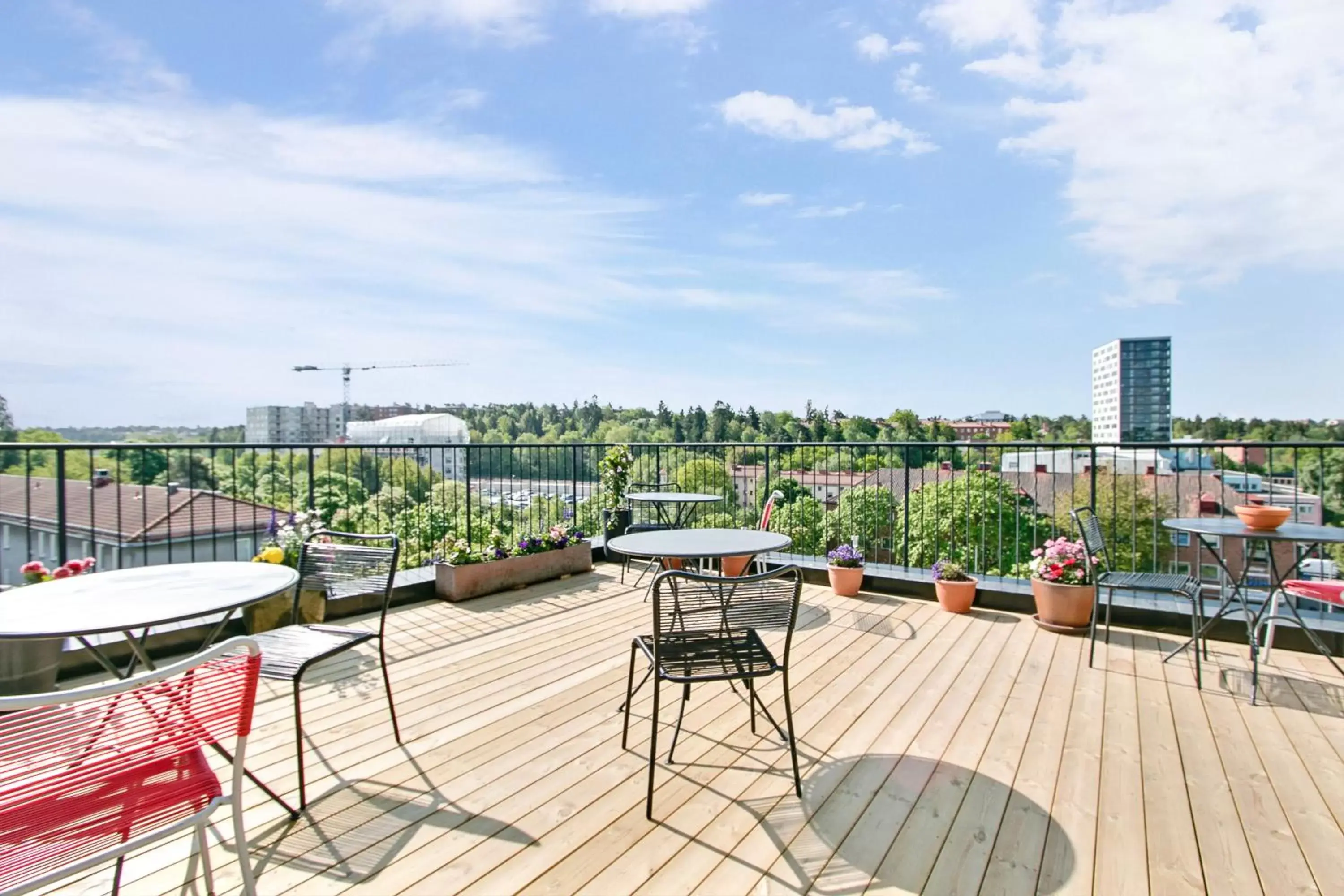 Patio, Balcony/Terrace in First Hotel Brommaplan