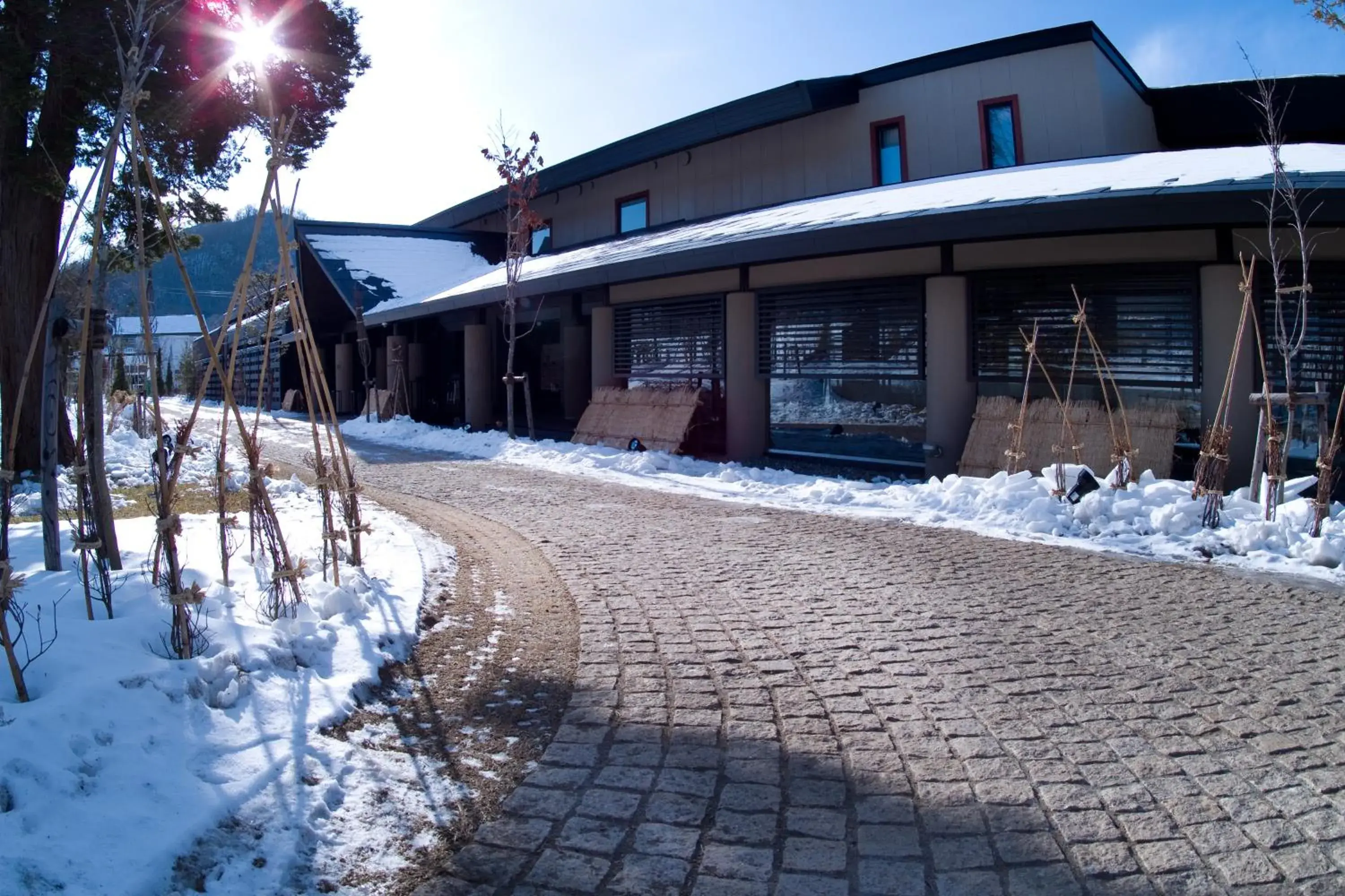 Property building, Winter in Lake Shikotsu Tsuruga Resort Spa Mizu no Uta