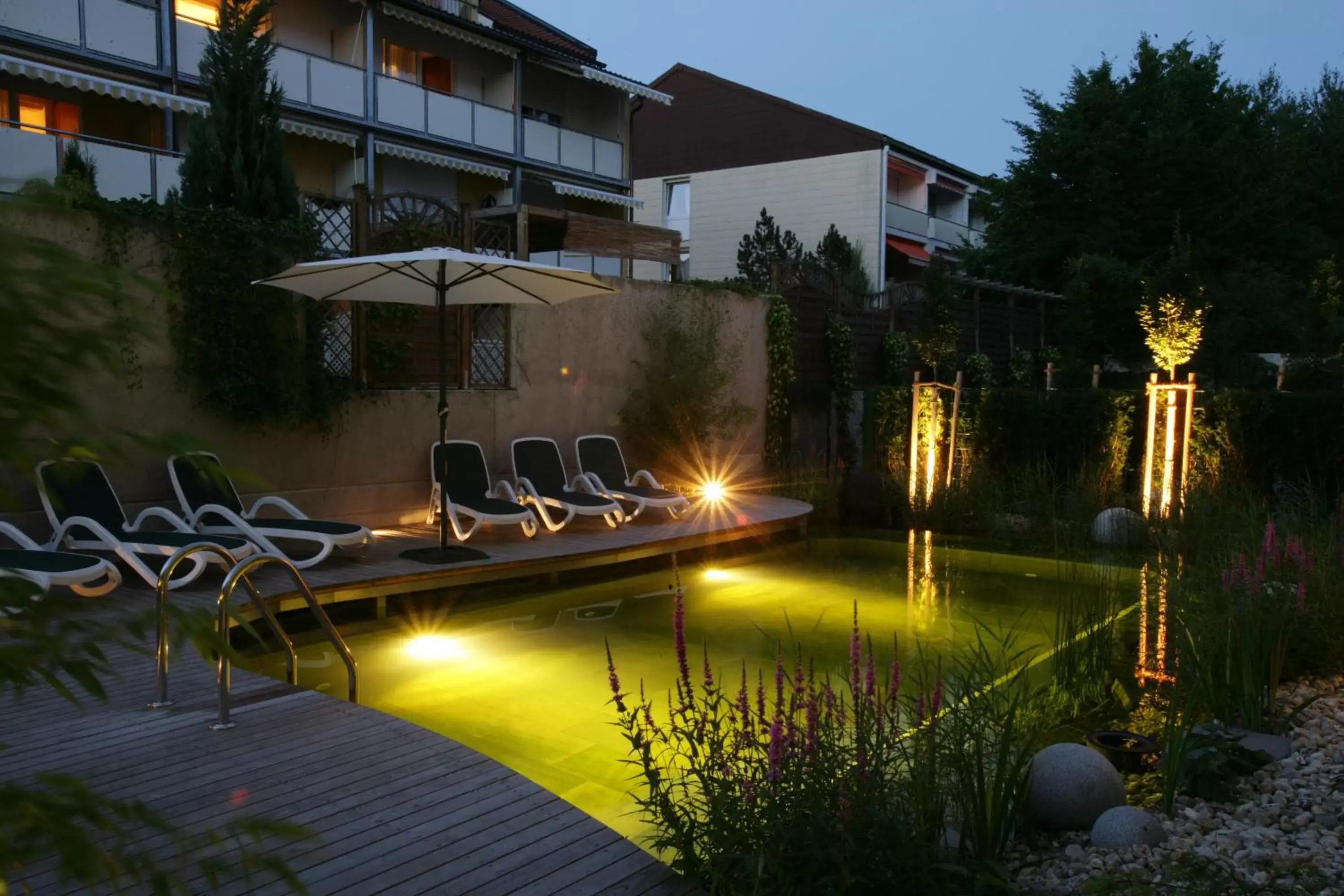 Garden, Swimming Pool in Wunsch Hotel Mürz - Natural Health & Spa Hotel